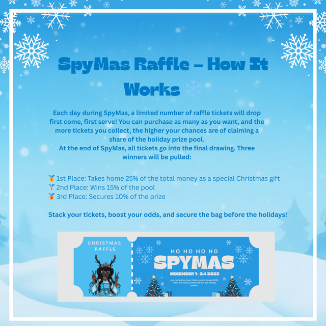 Spy Raffle Ticket