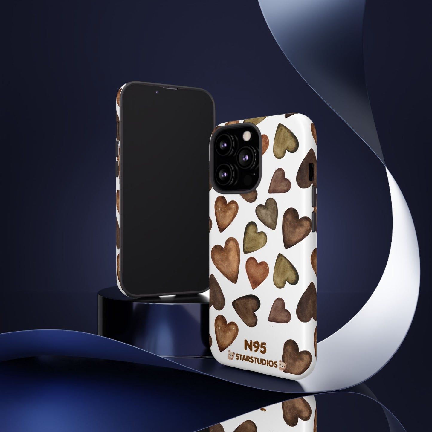Brown Heart Case