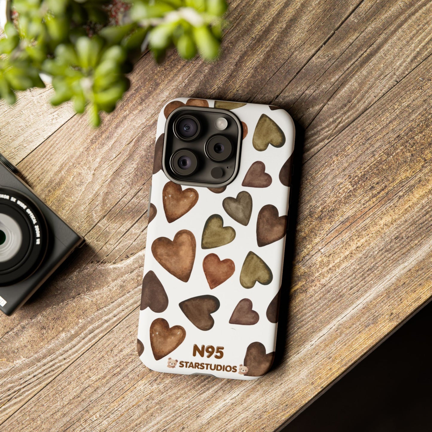 Brown Heart Case