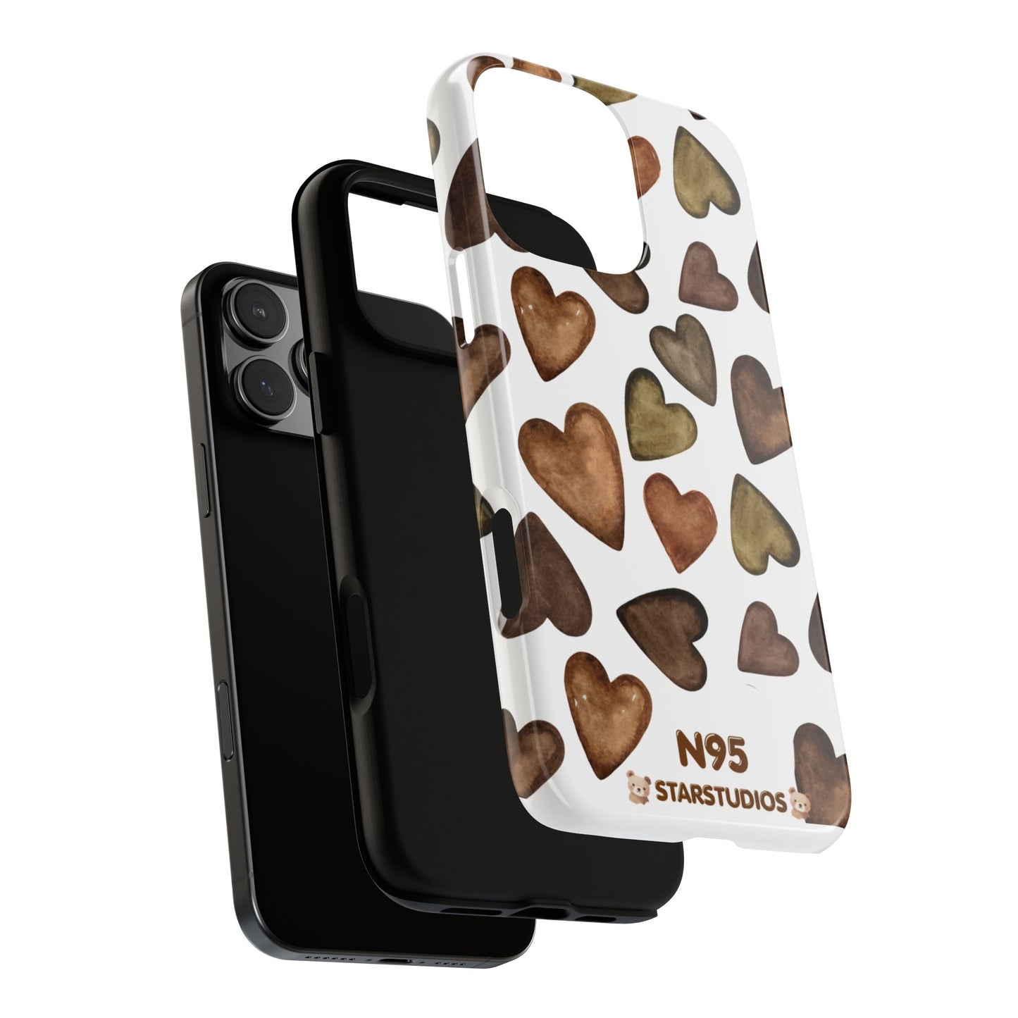 Brown Heart Case