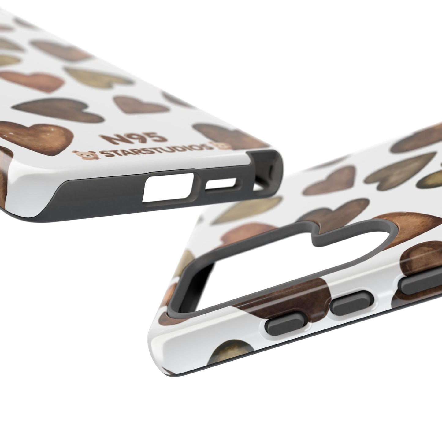 Brown Heart Case