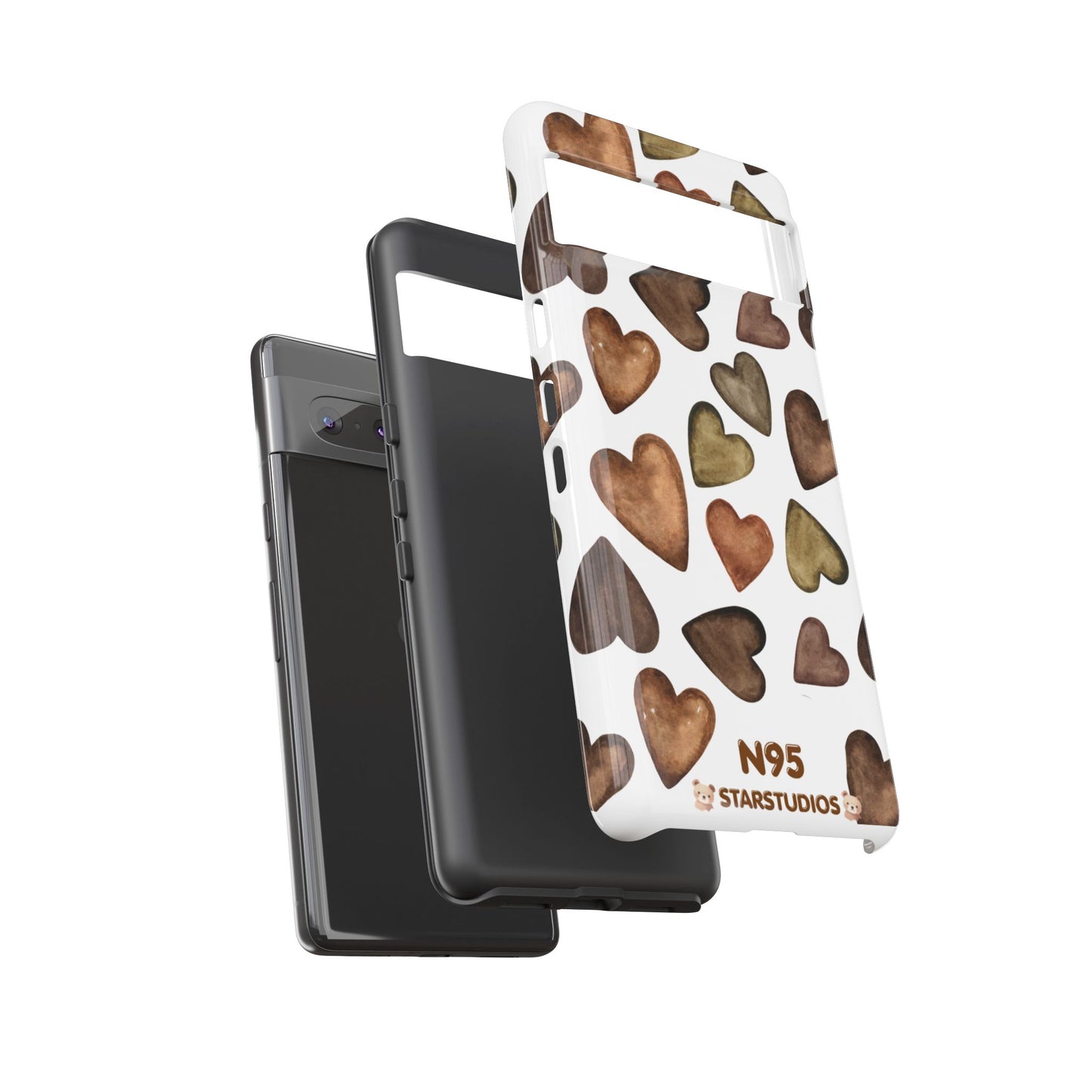 Brown Heart Case