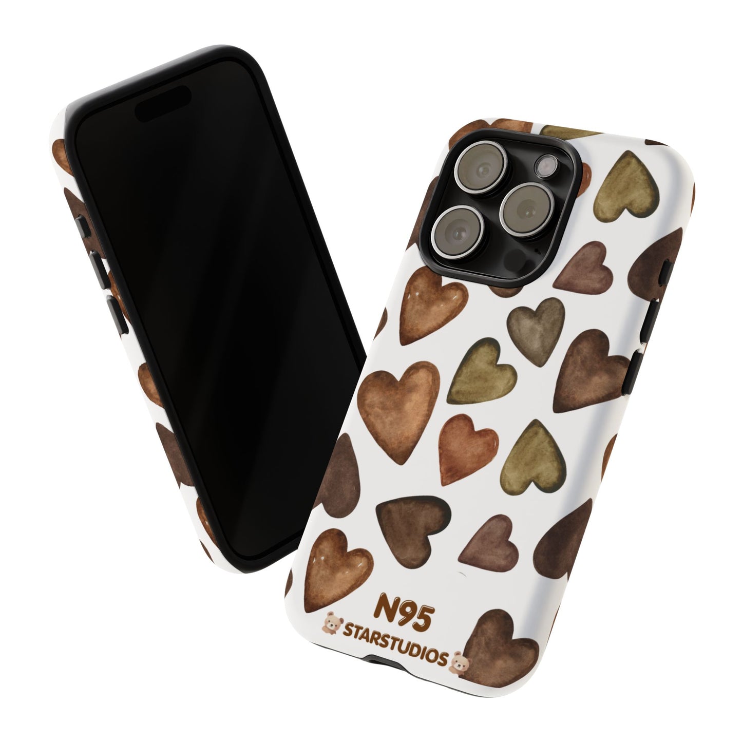 Brown Heart Case