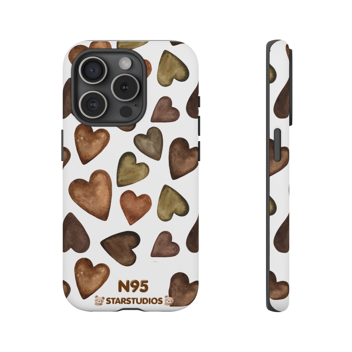 Brown Heart Case