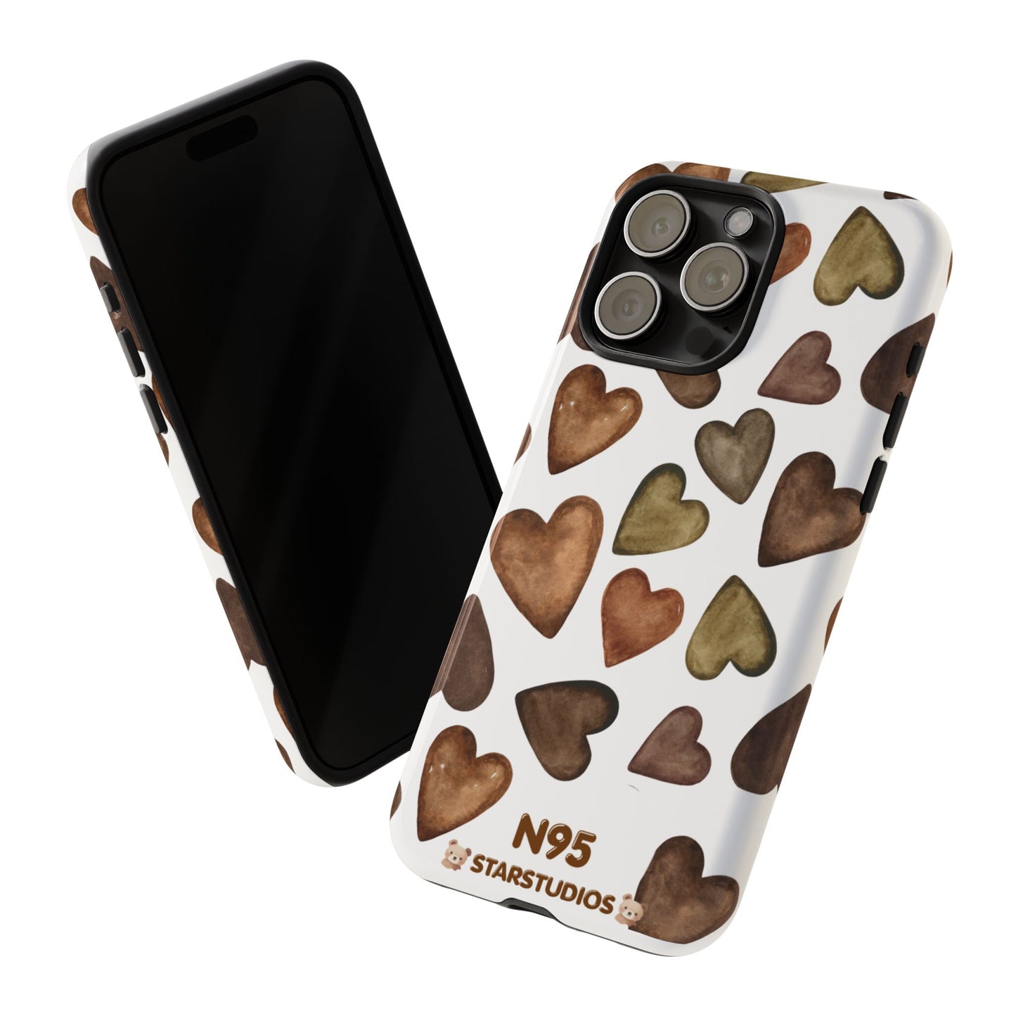Brown Heart Case