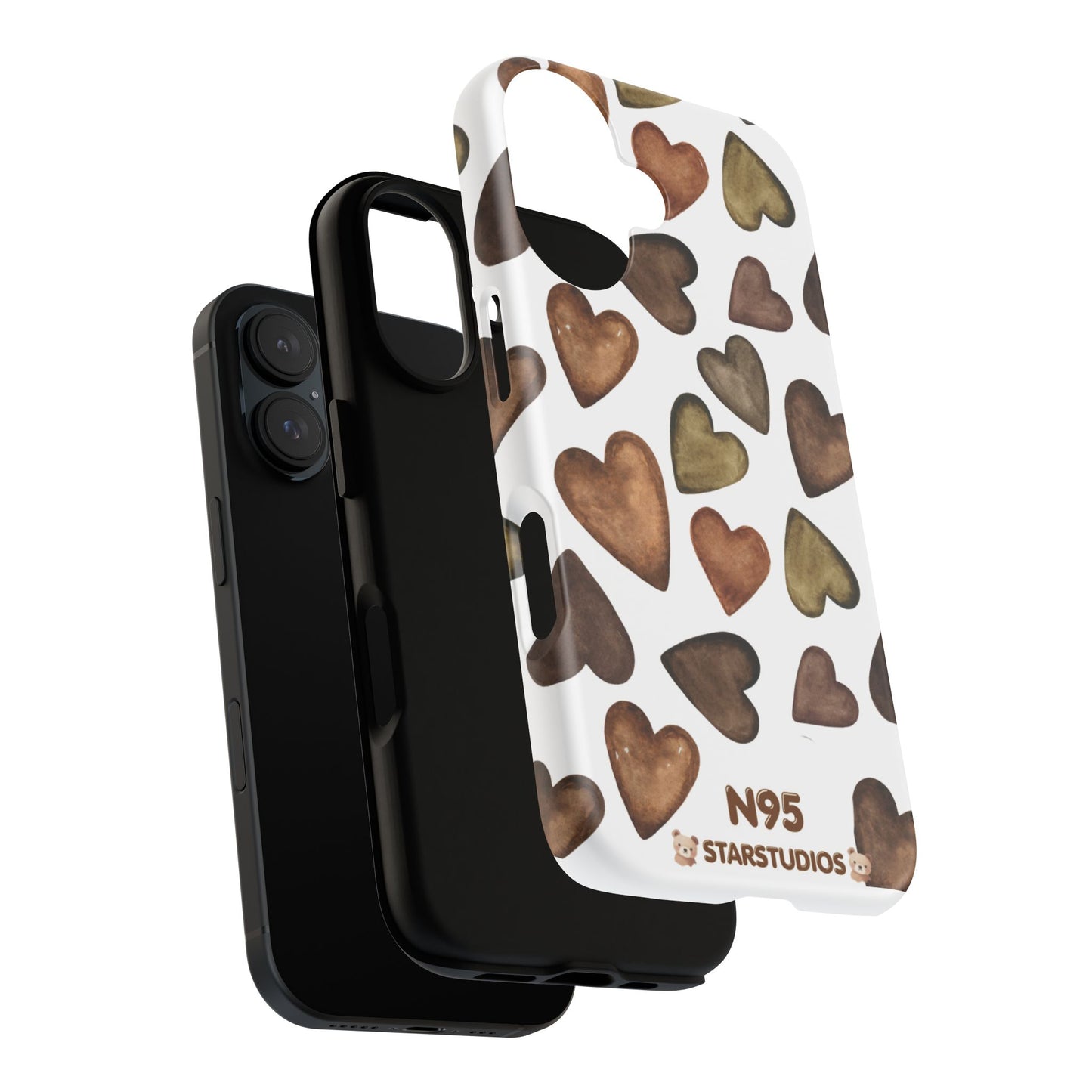 Brown Heart Case