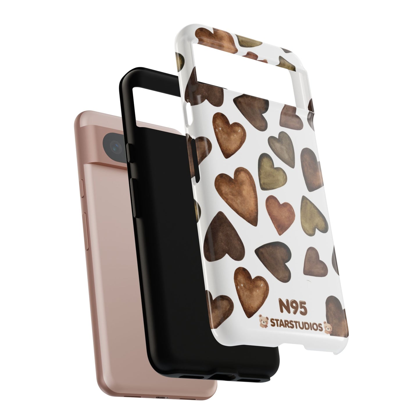 Brown Heart Case