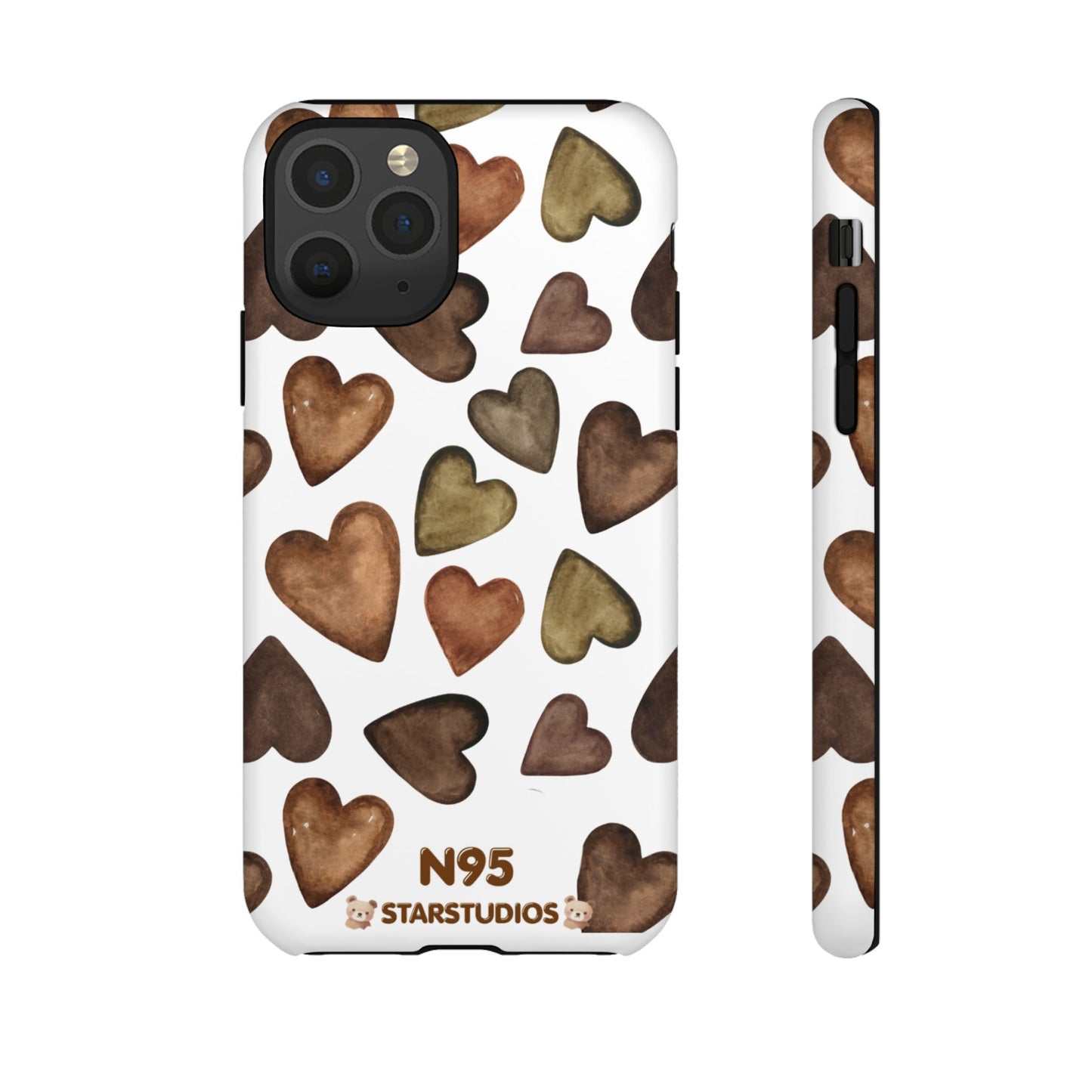 Brown Heart Case