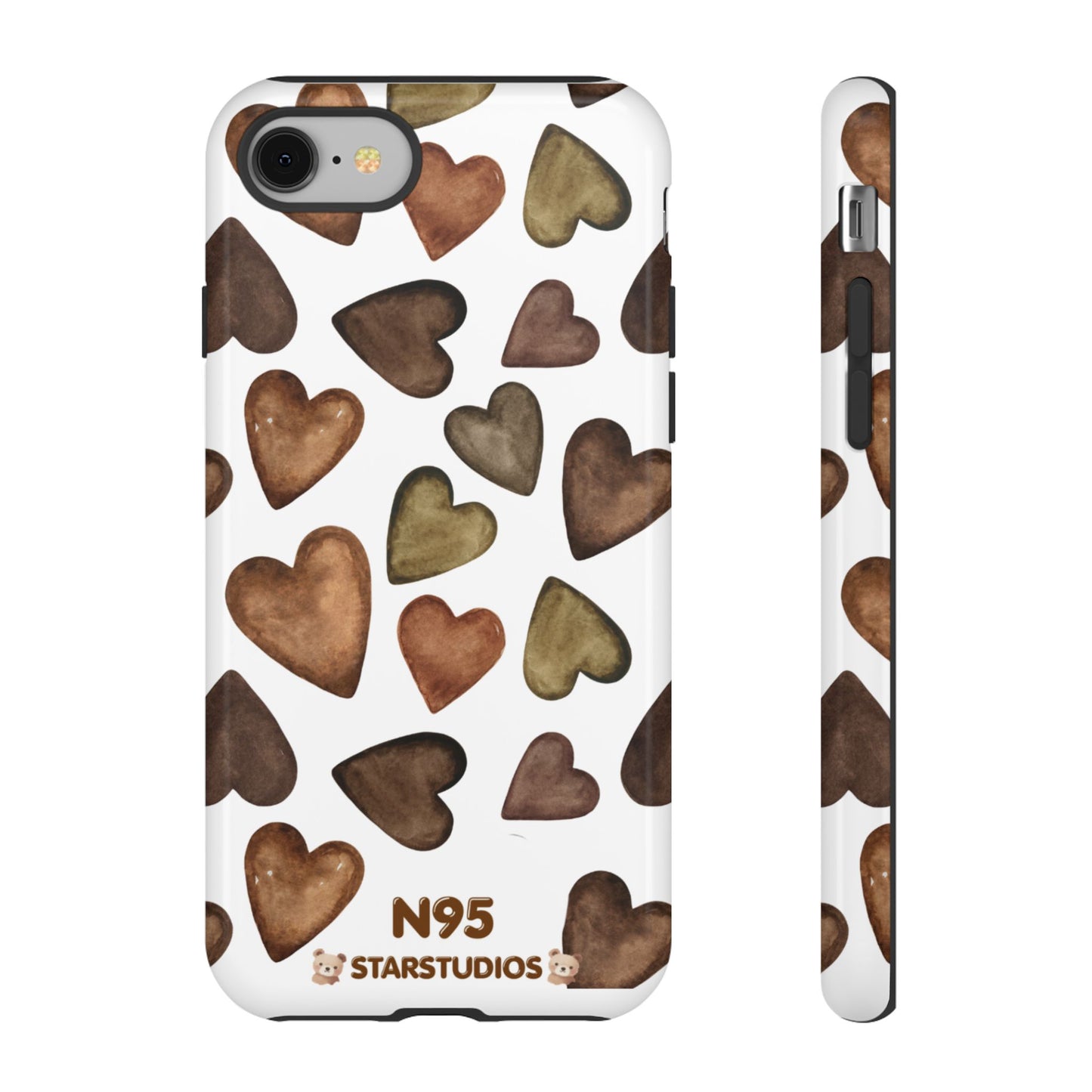 Brown Heart Case