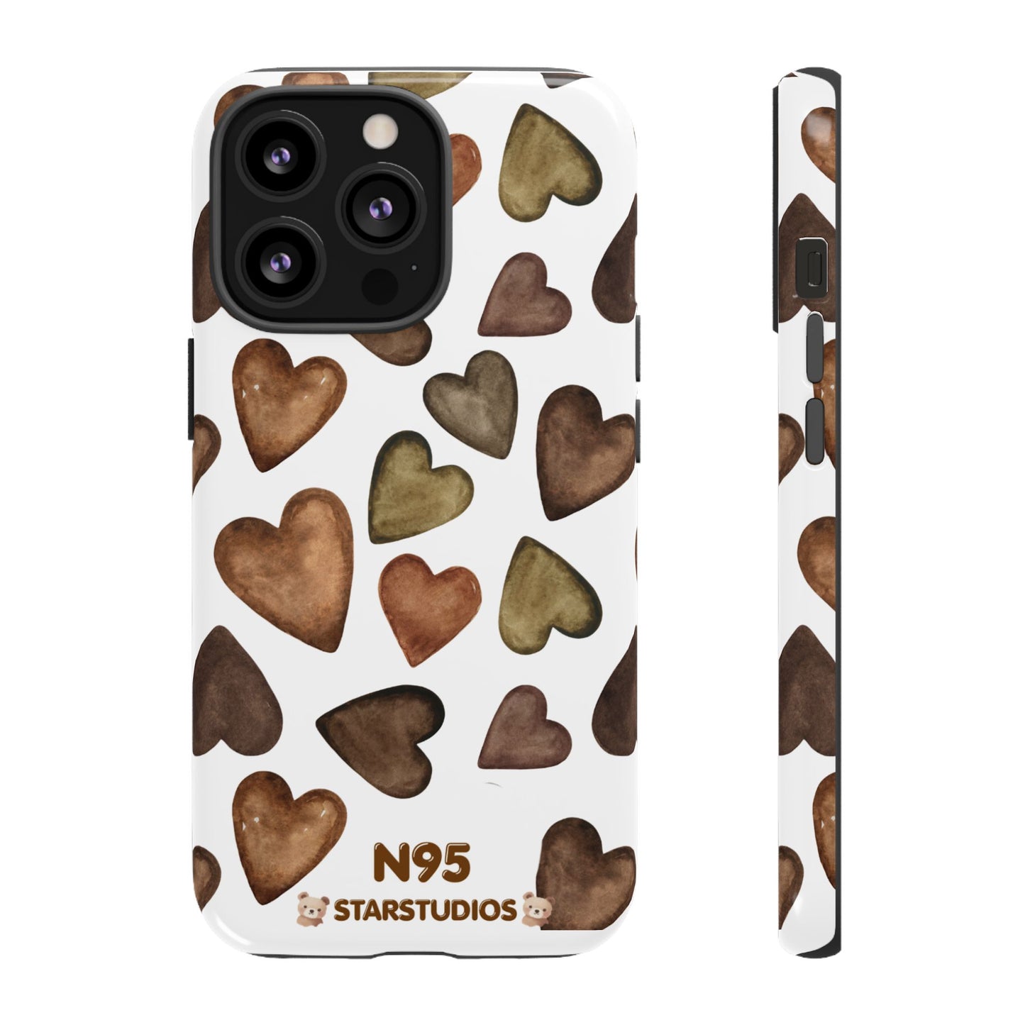 Brown Heart Case
