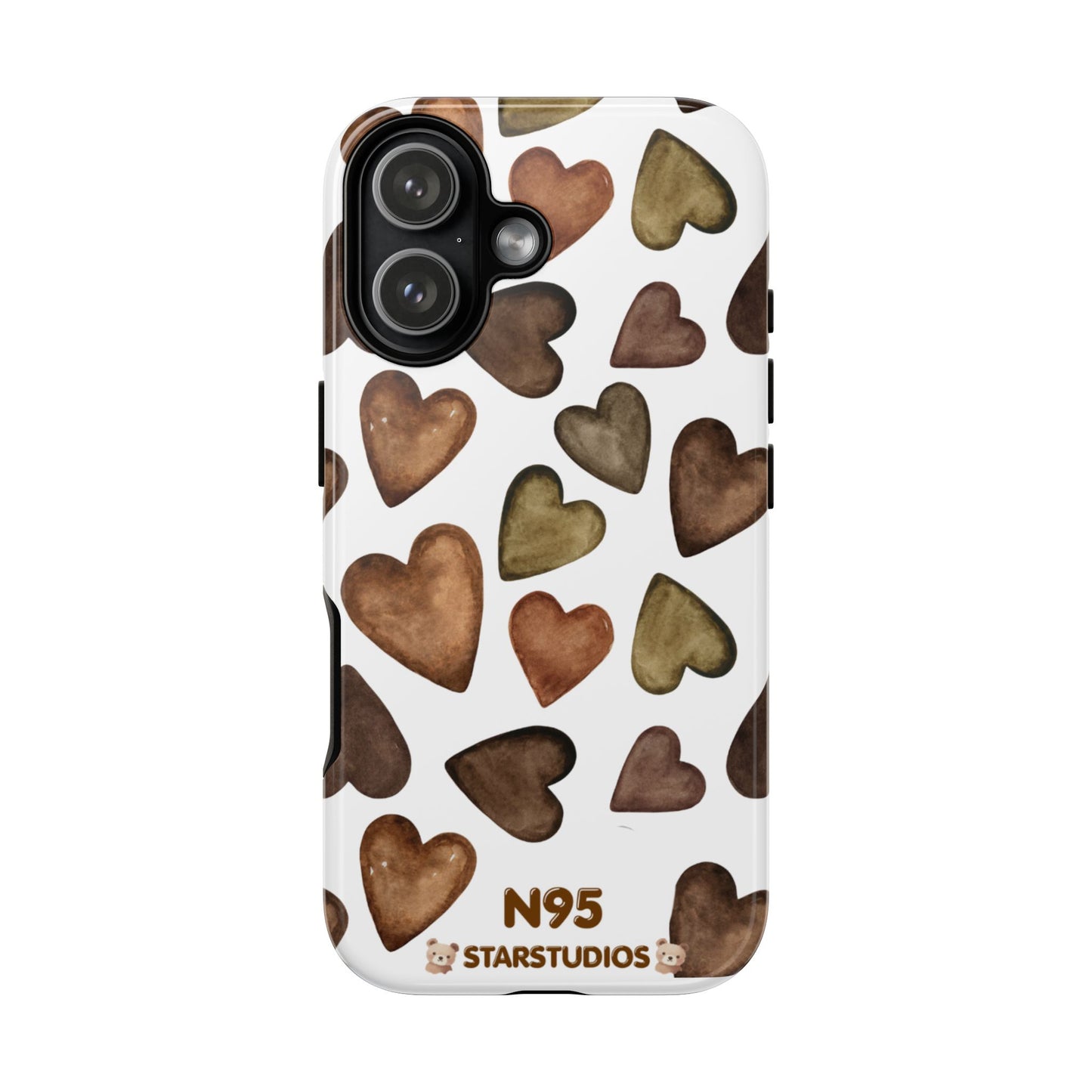 Brown Heart Case