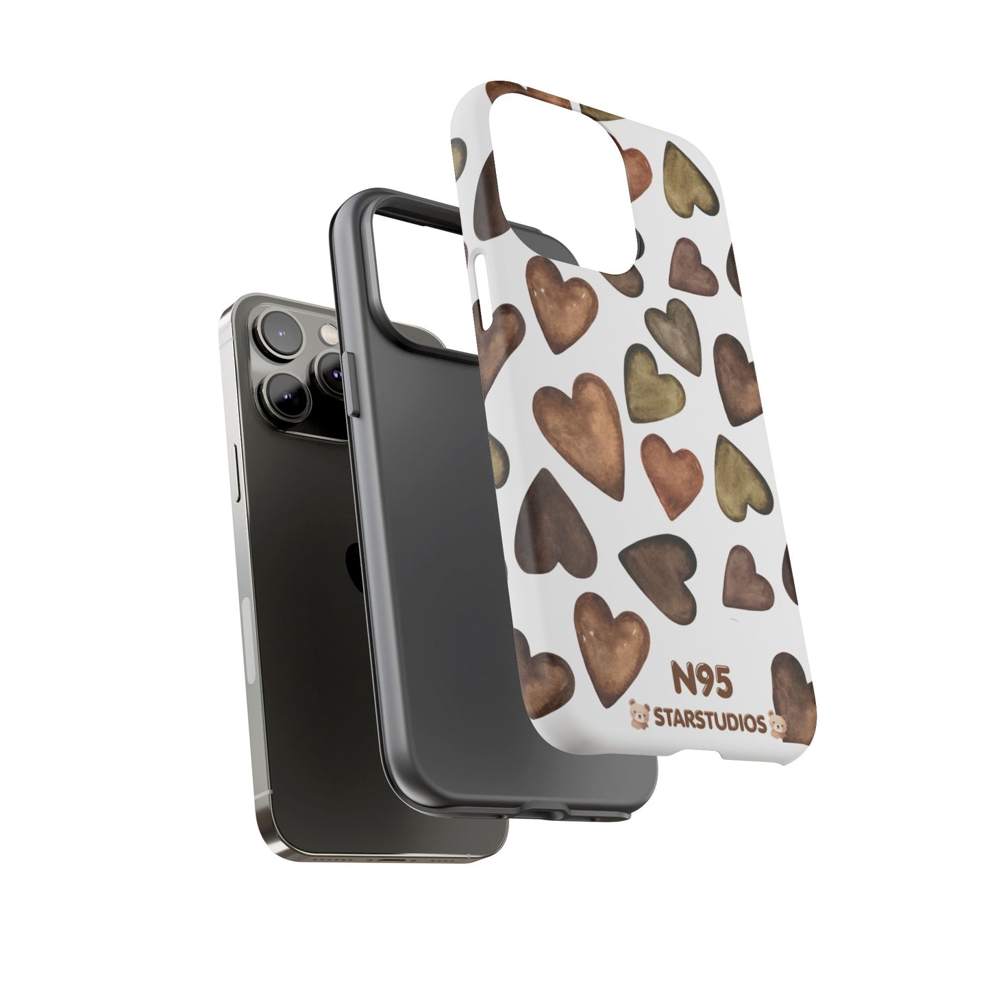 Brown Heart Case