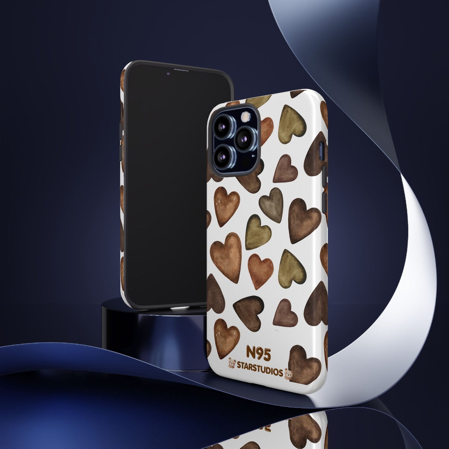 Brown Heart Case