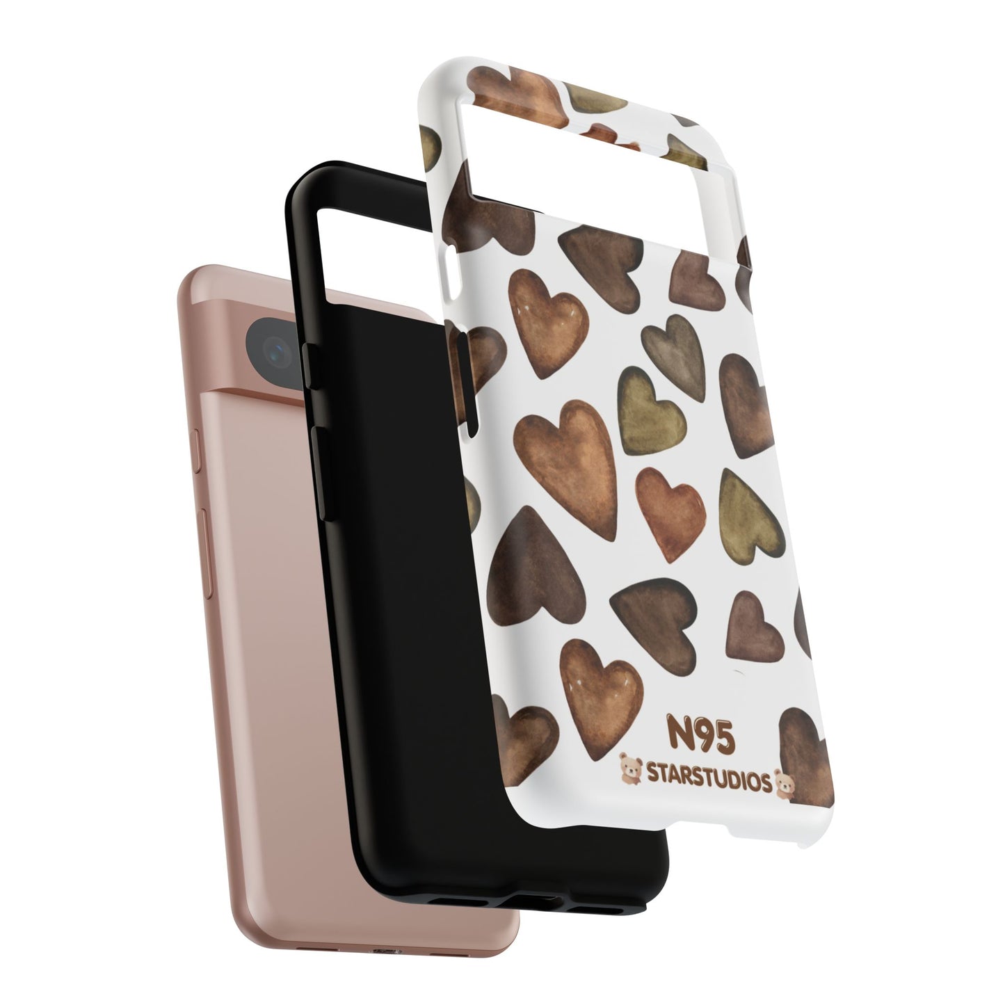 Brown Heart Case