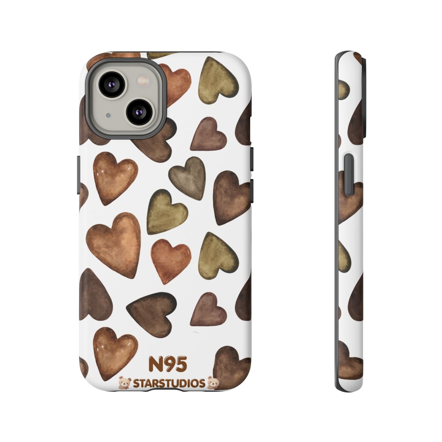 Brown Heart Case