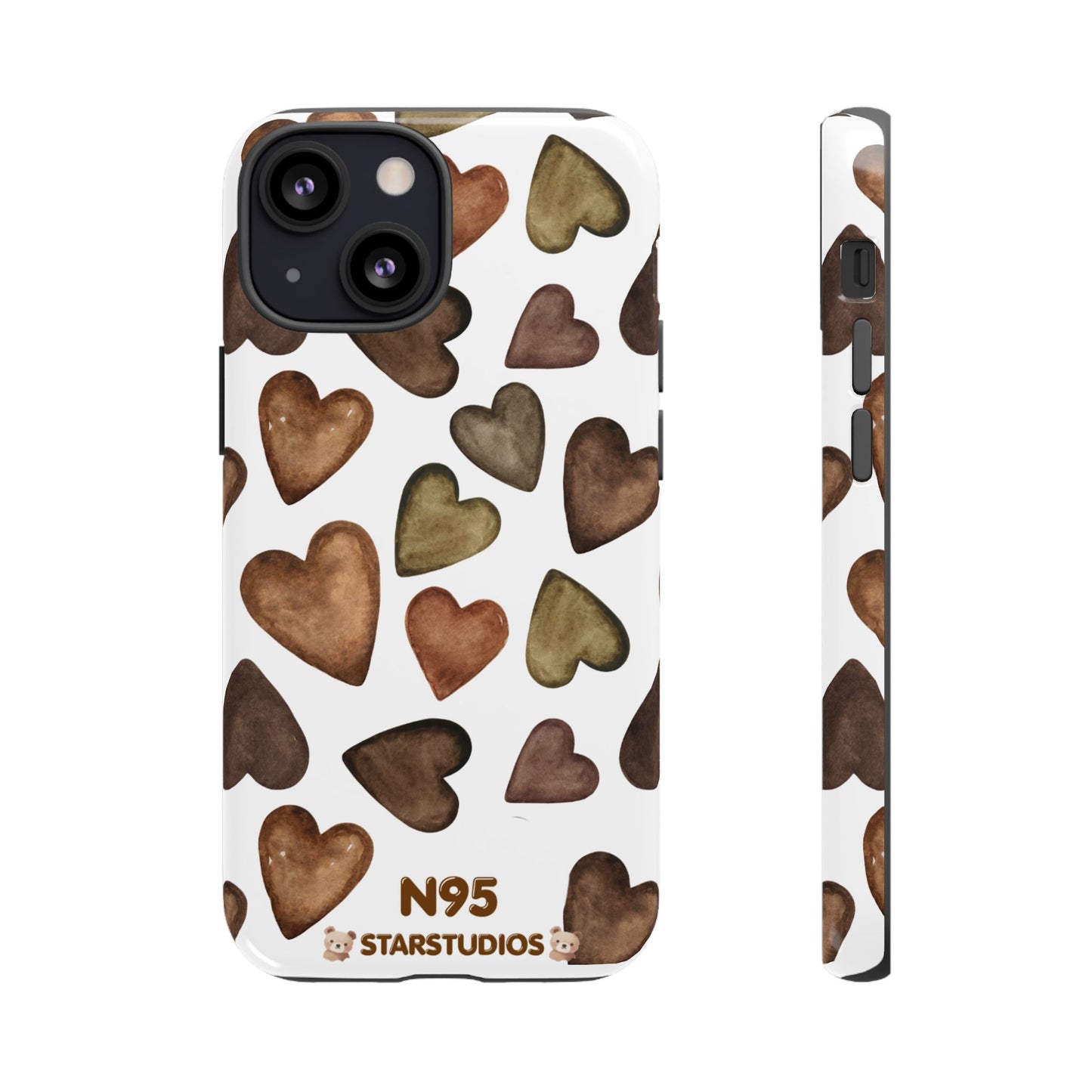 Brown Heart Case