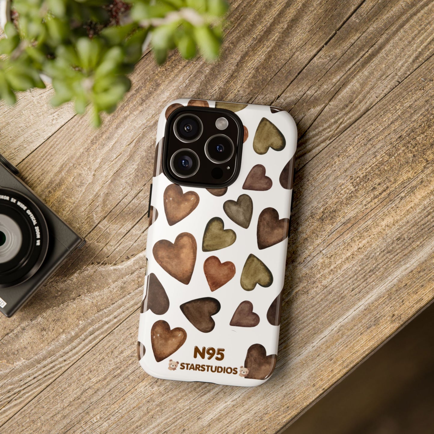 Brown Heart Case