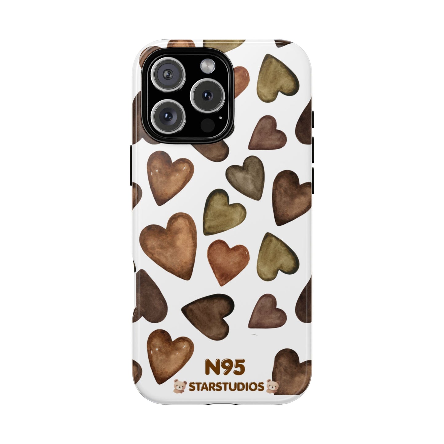 Brown Heart Case