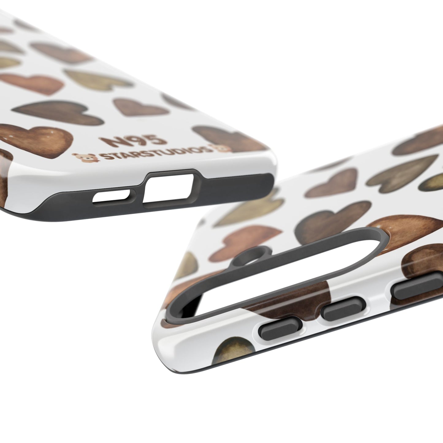 Brown Heart Case