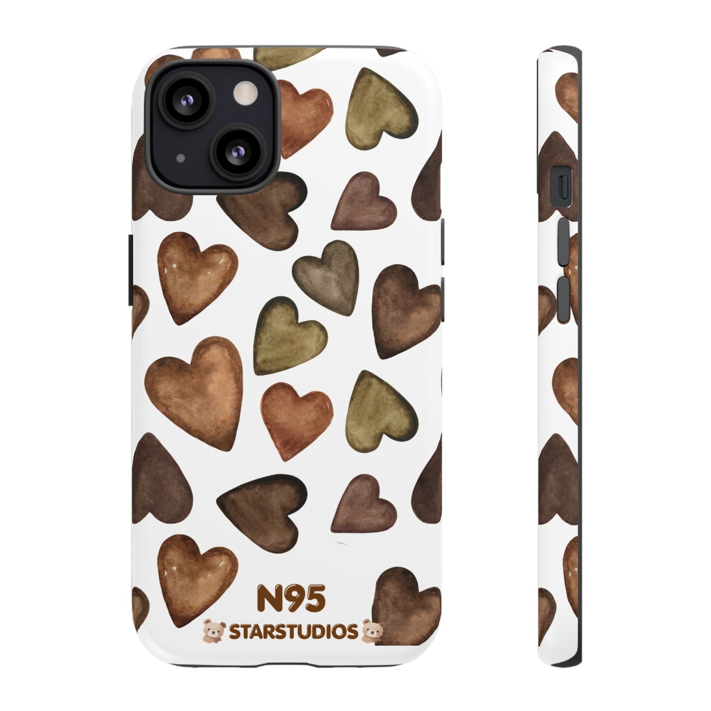 Brown Heart Case