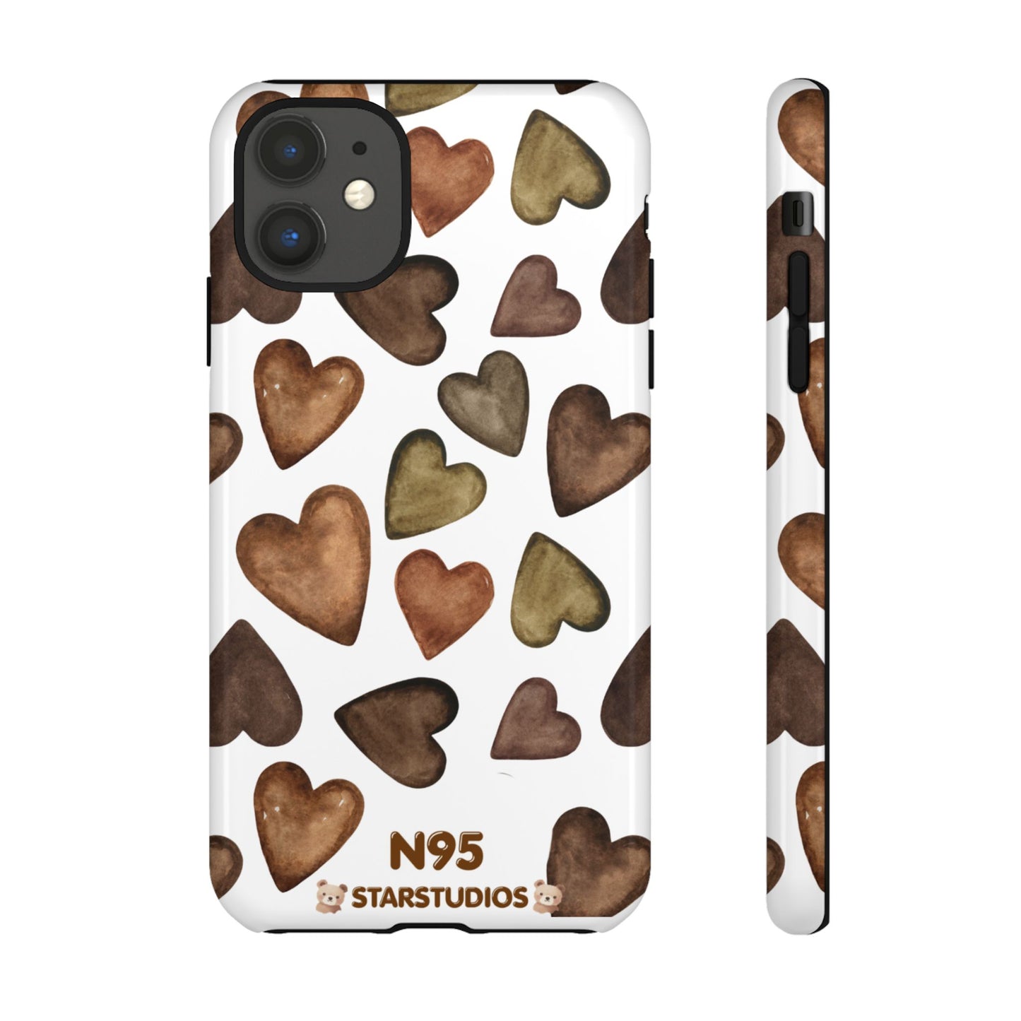Brown Heart Case