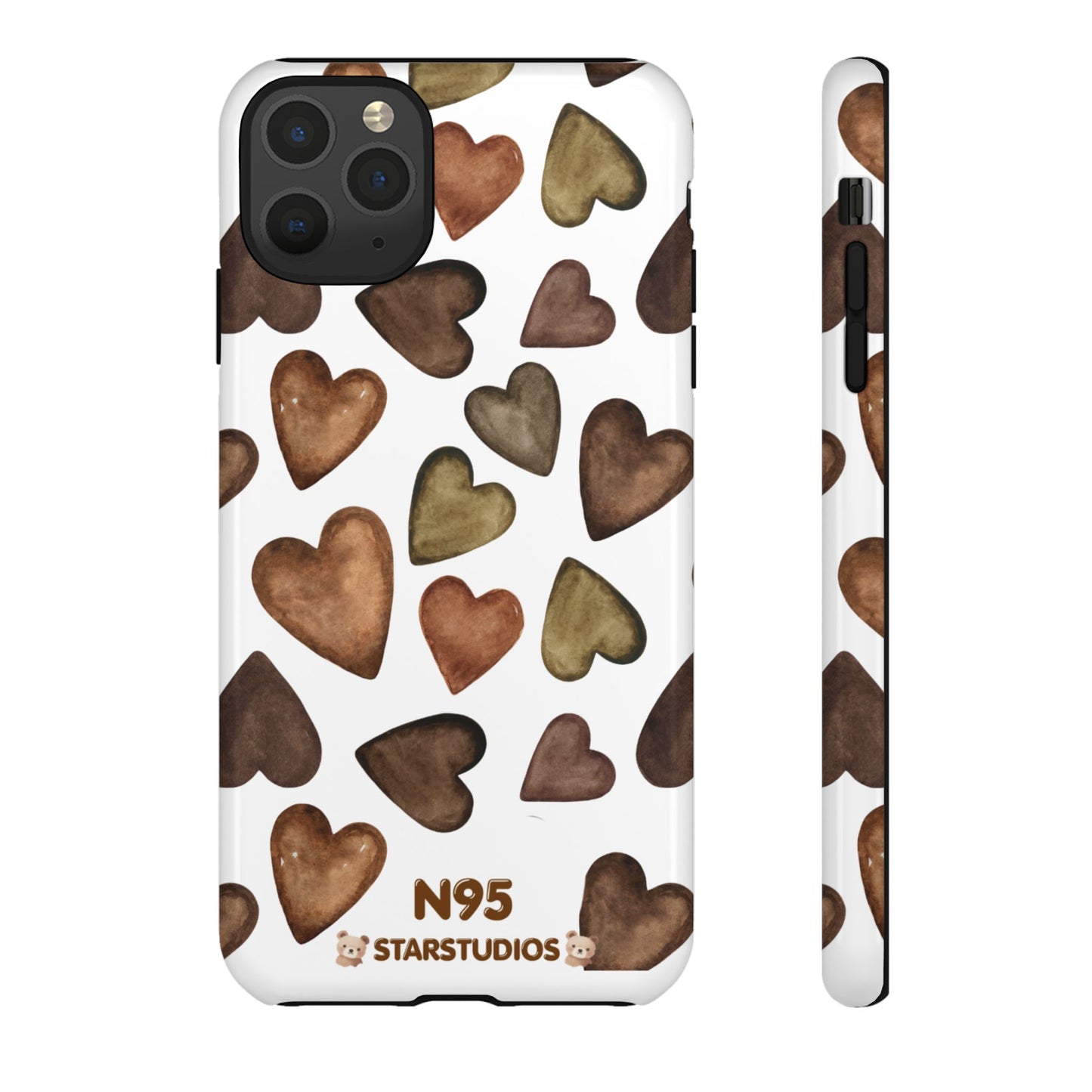 Brown Heart Case