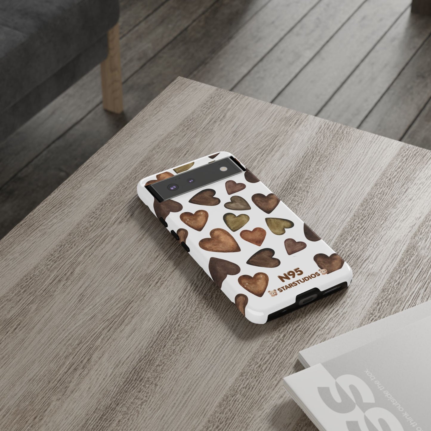 Brown Heart Case