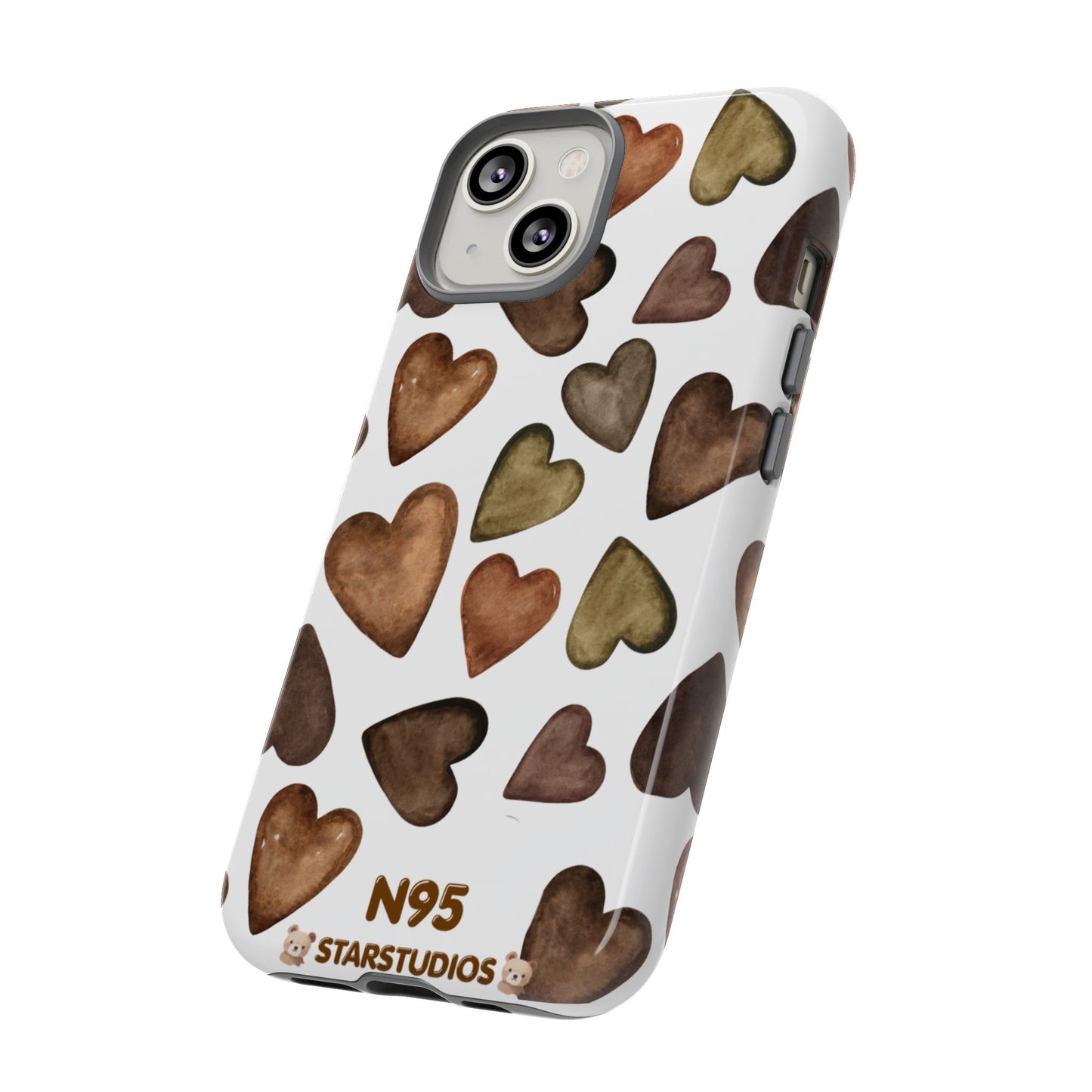 Brown Heart Case