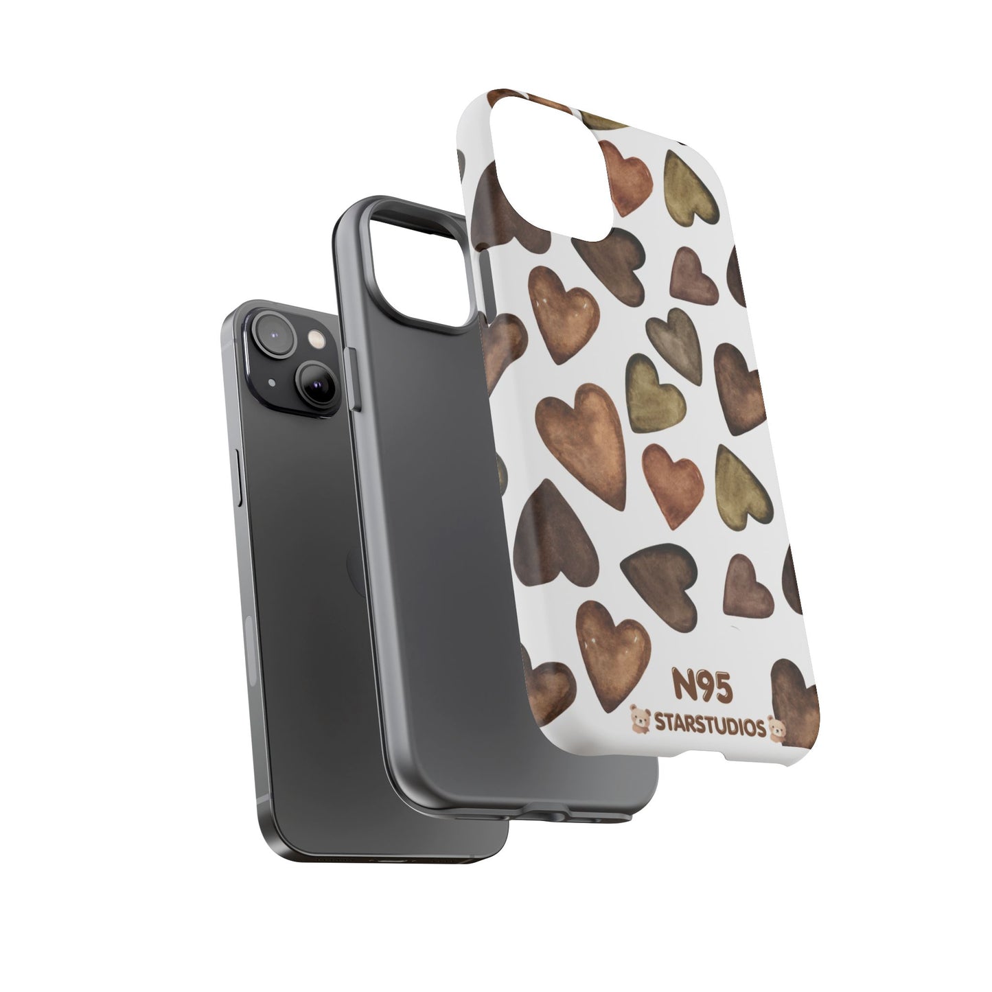 Brown Heart Case