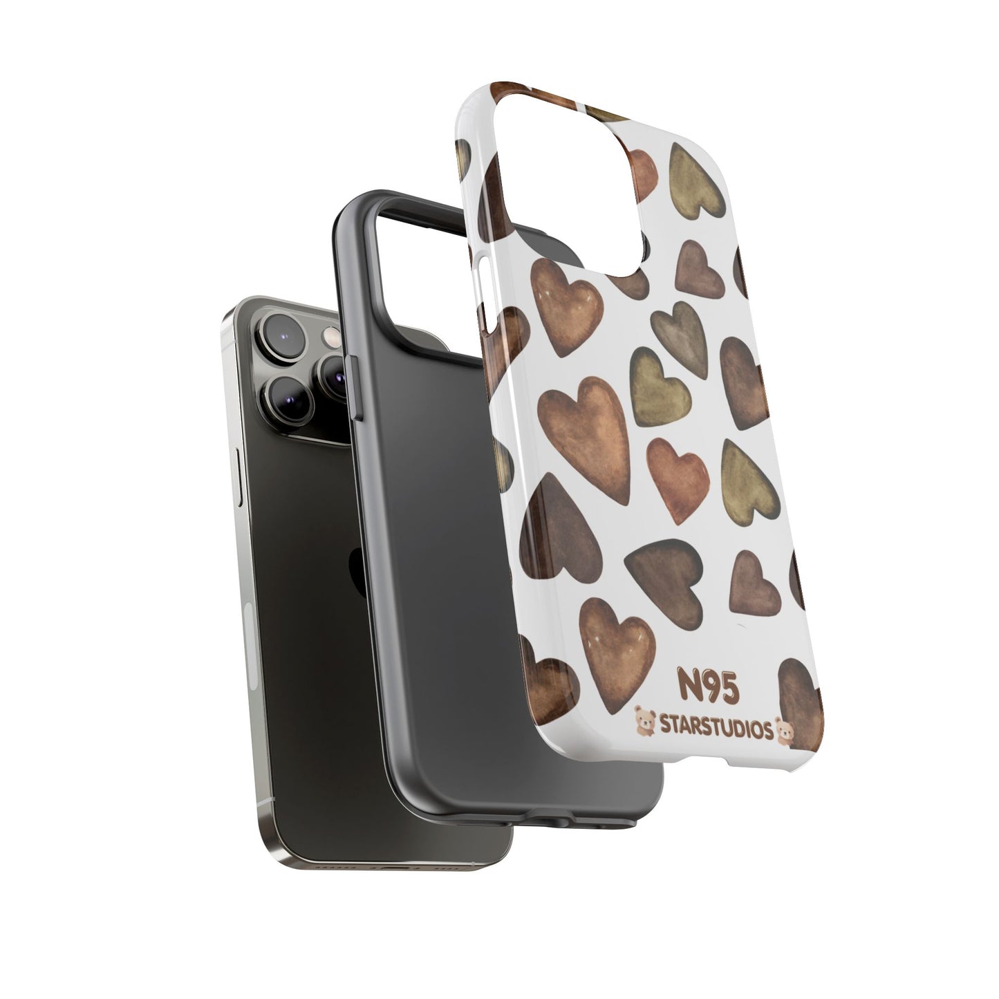Brown Heart Case