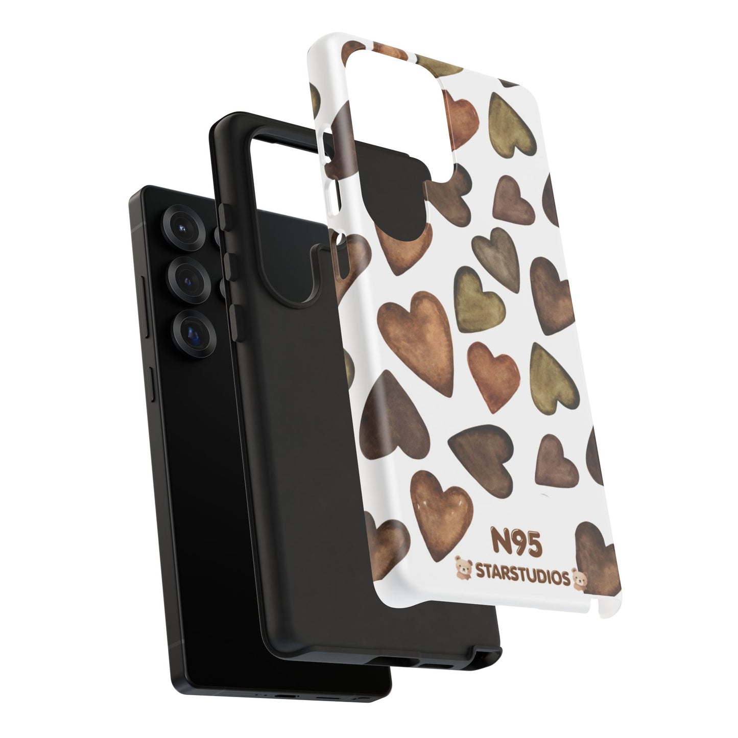 Brown Heart Case