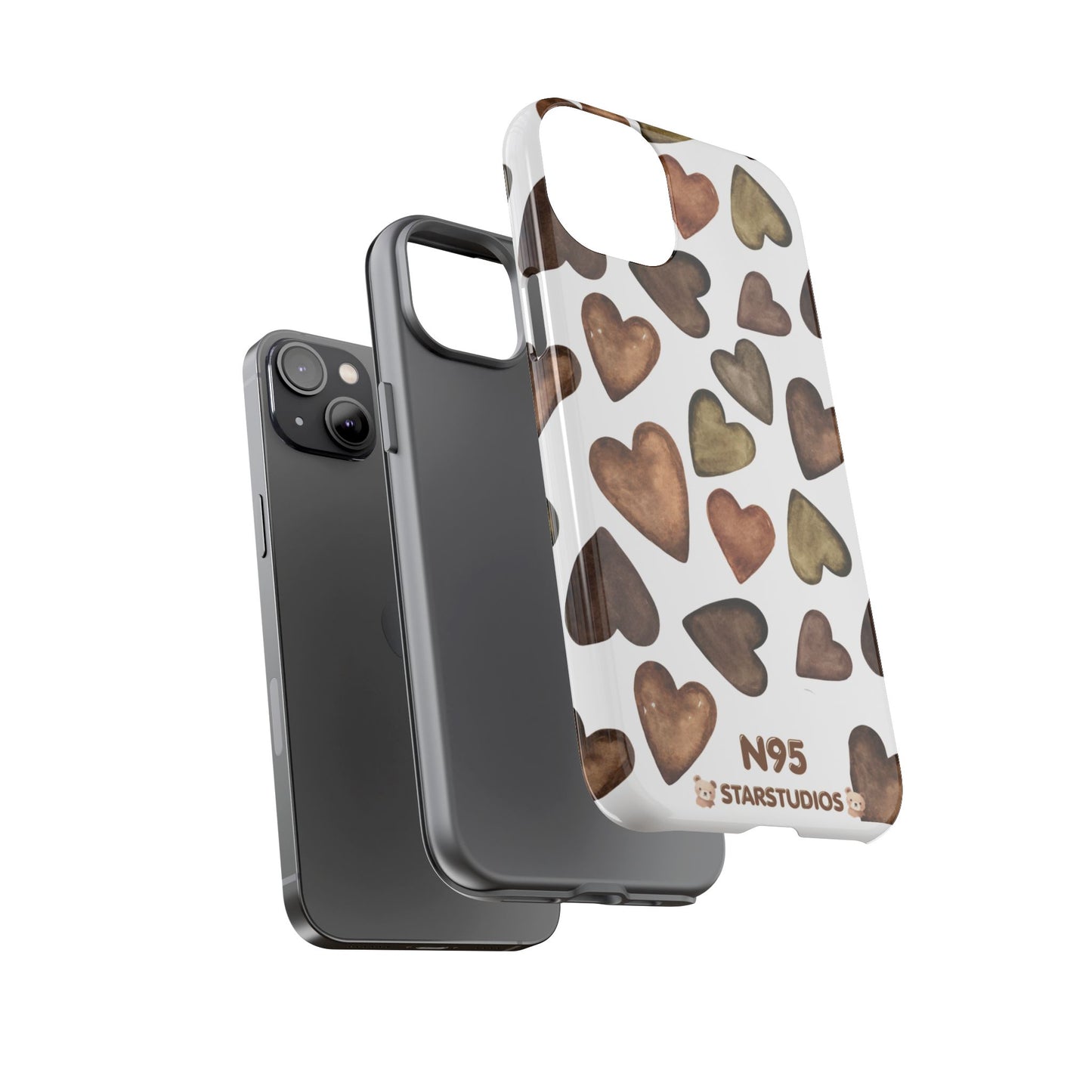 Brown Heart Case