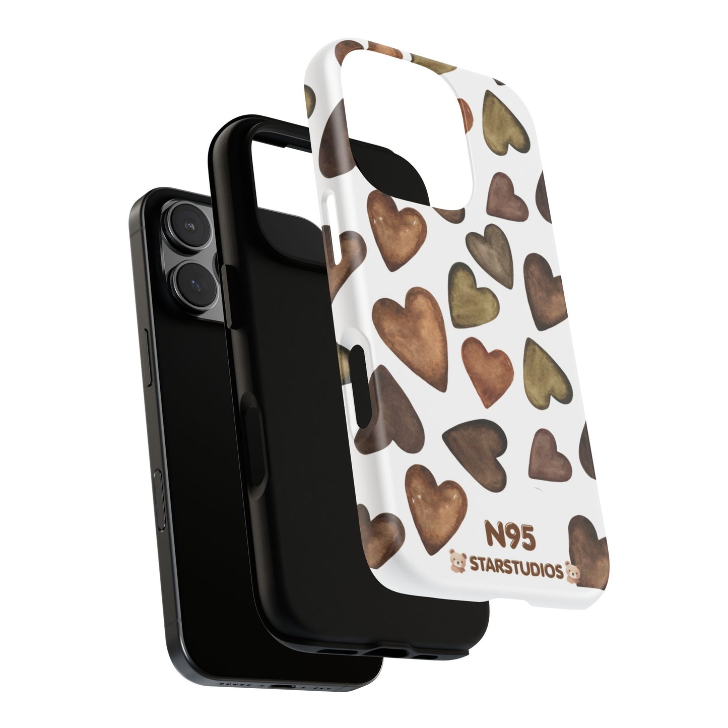 Brown Heart Case