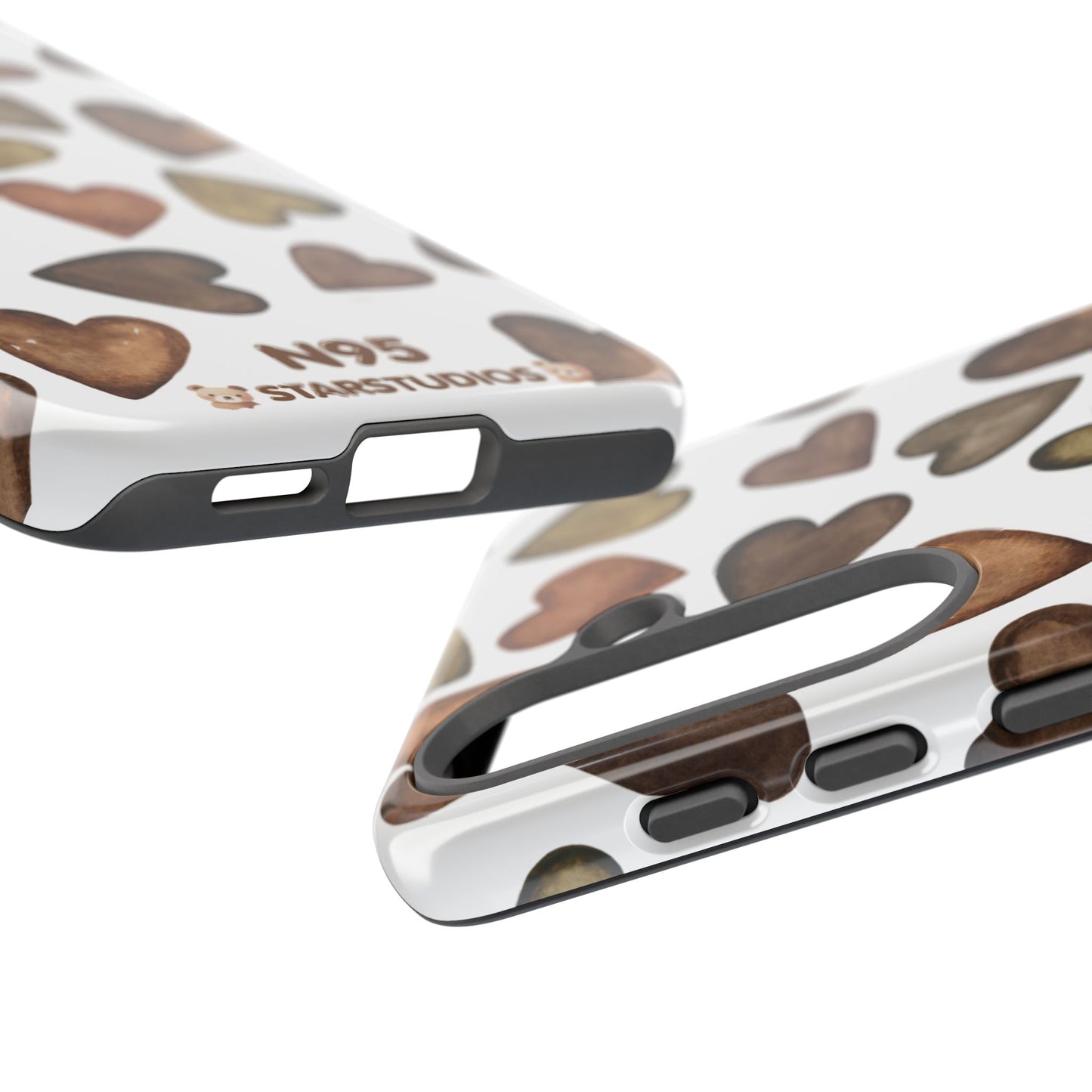 Brown Heart Case