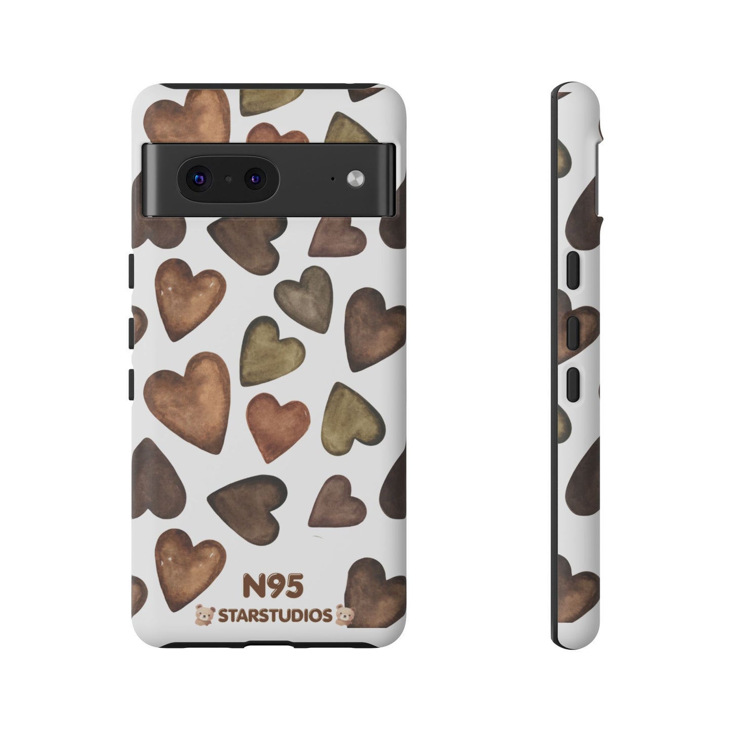 Brown Heart Case