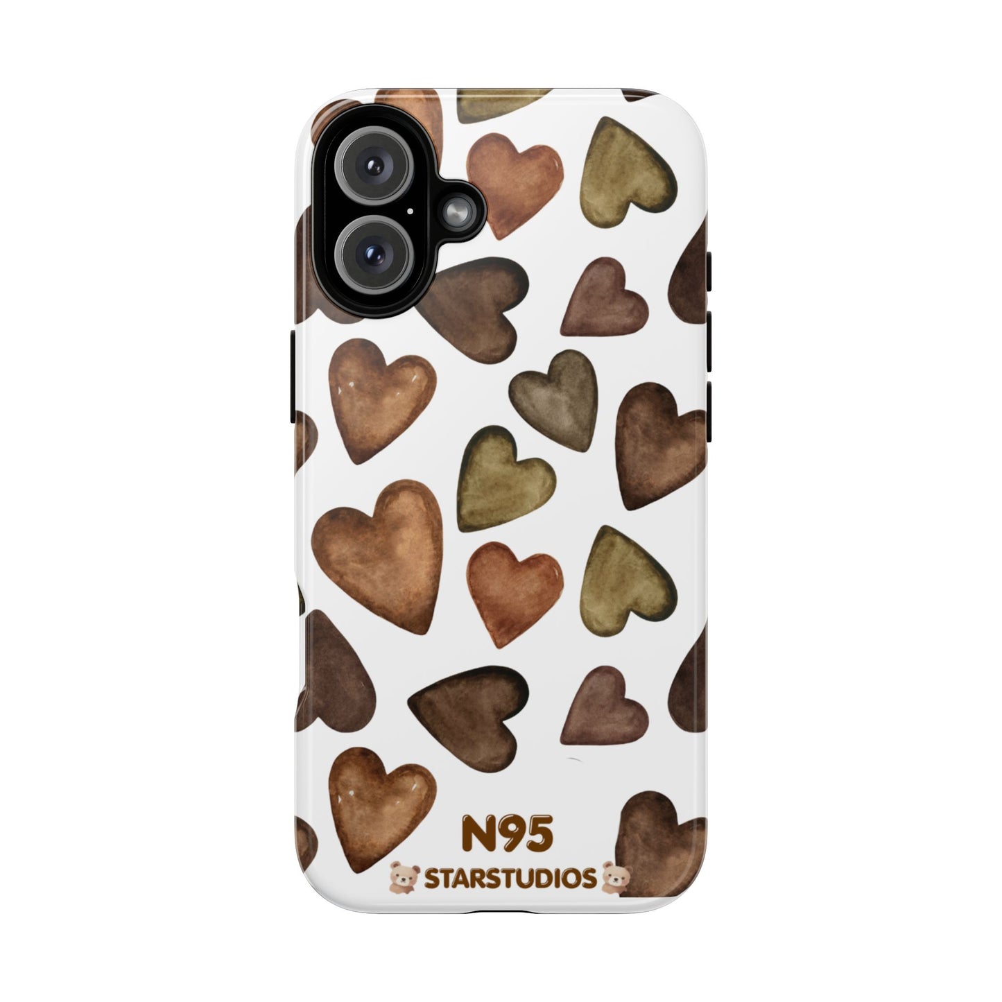Brown Heart Case