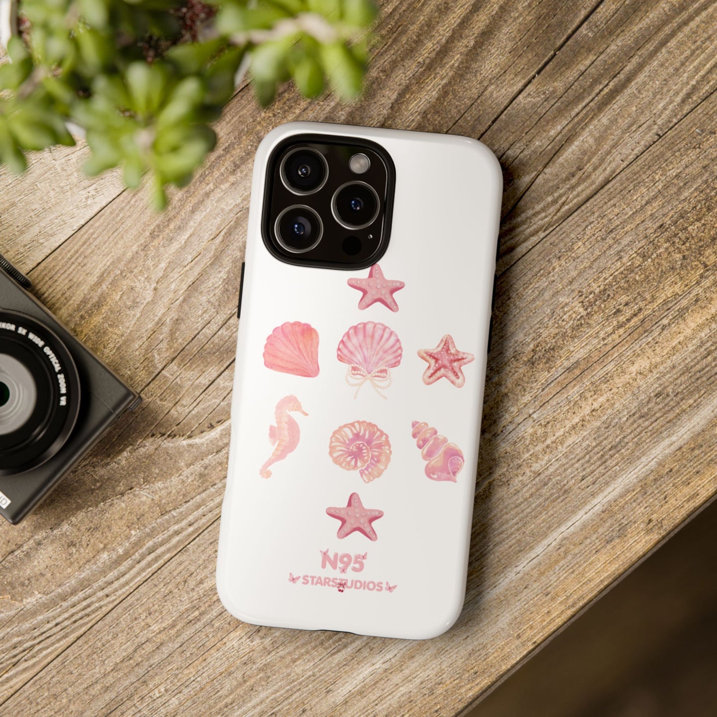 Pink Seashell Phone Case