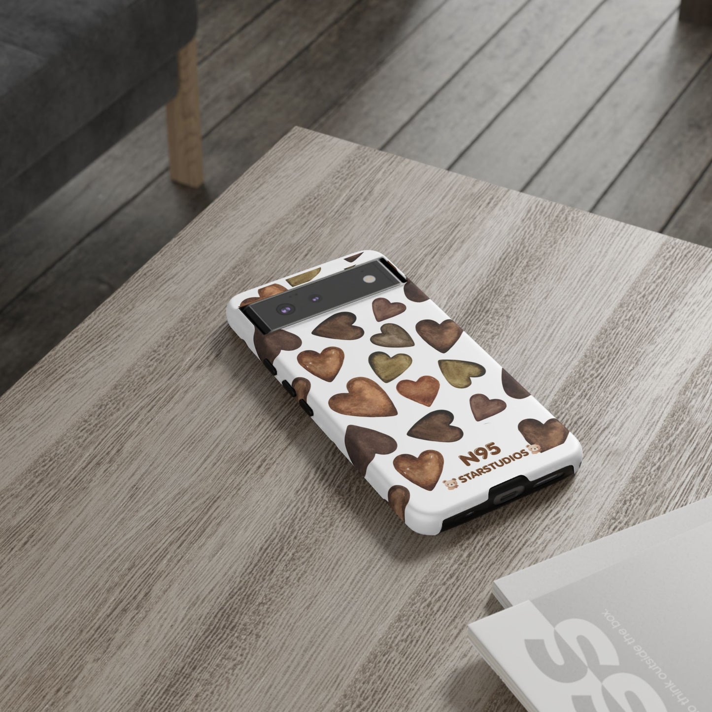 Brown Heart Case
