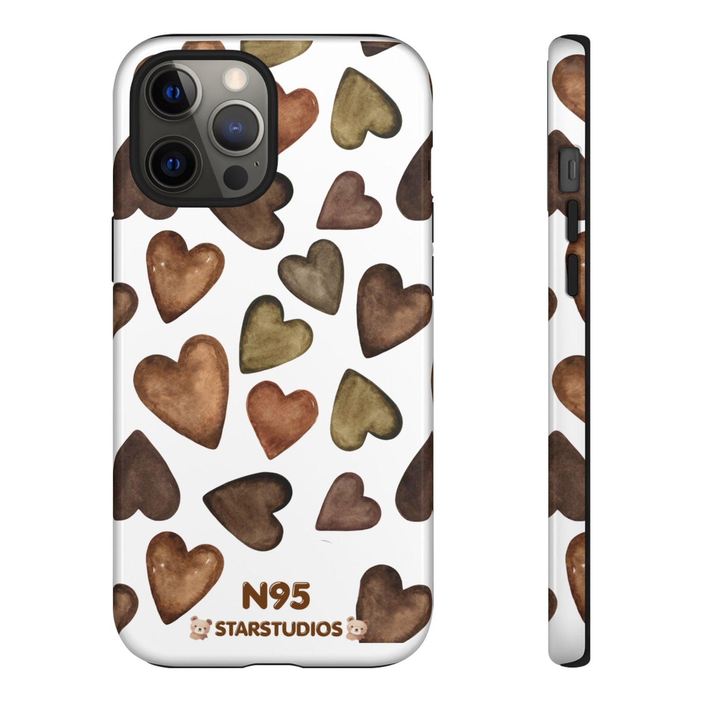 Brown Heart Case