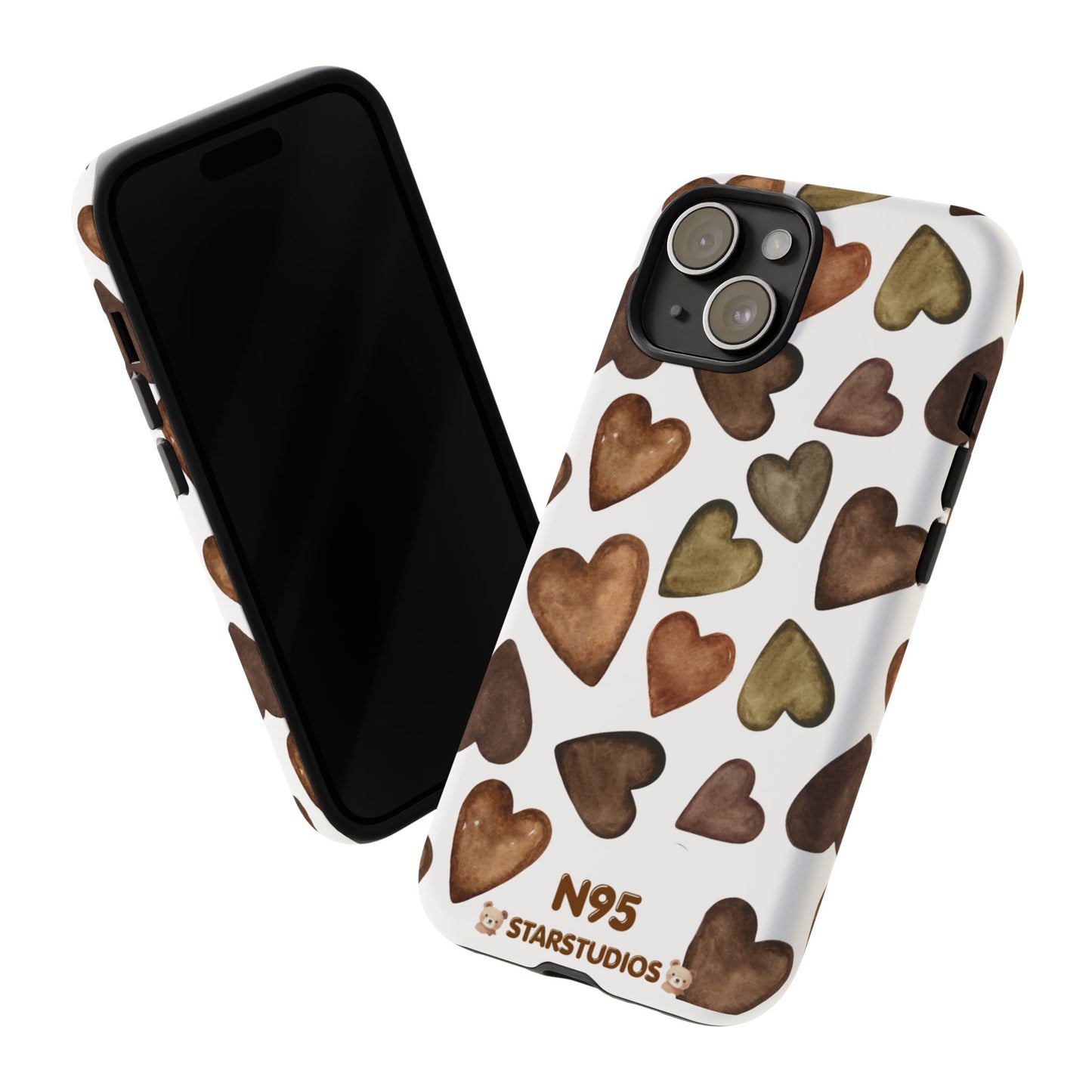 Brown Heart Case