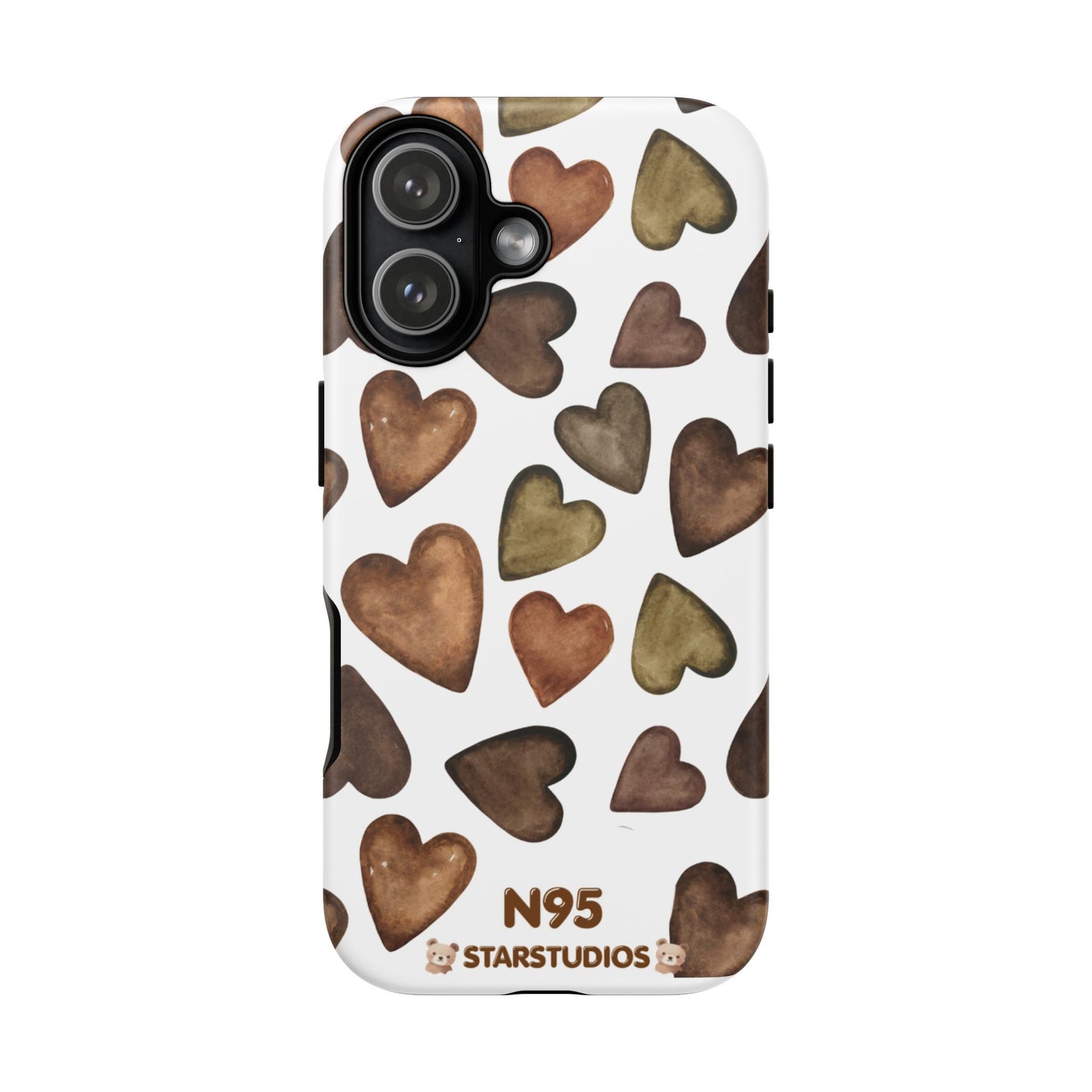 Brown Heart Case