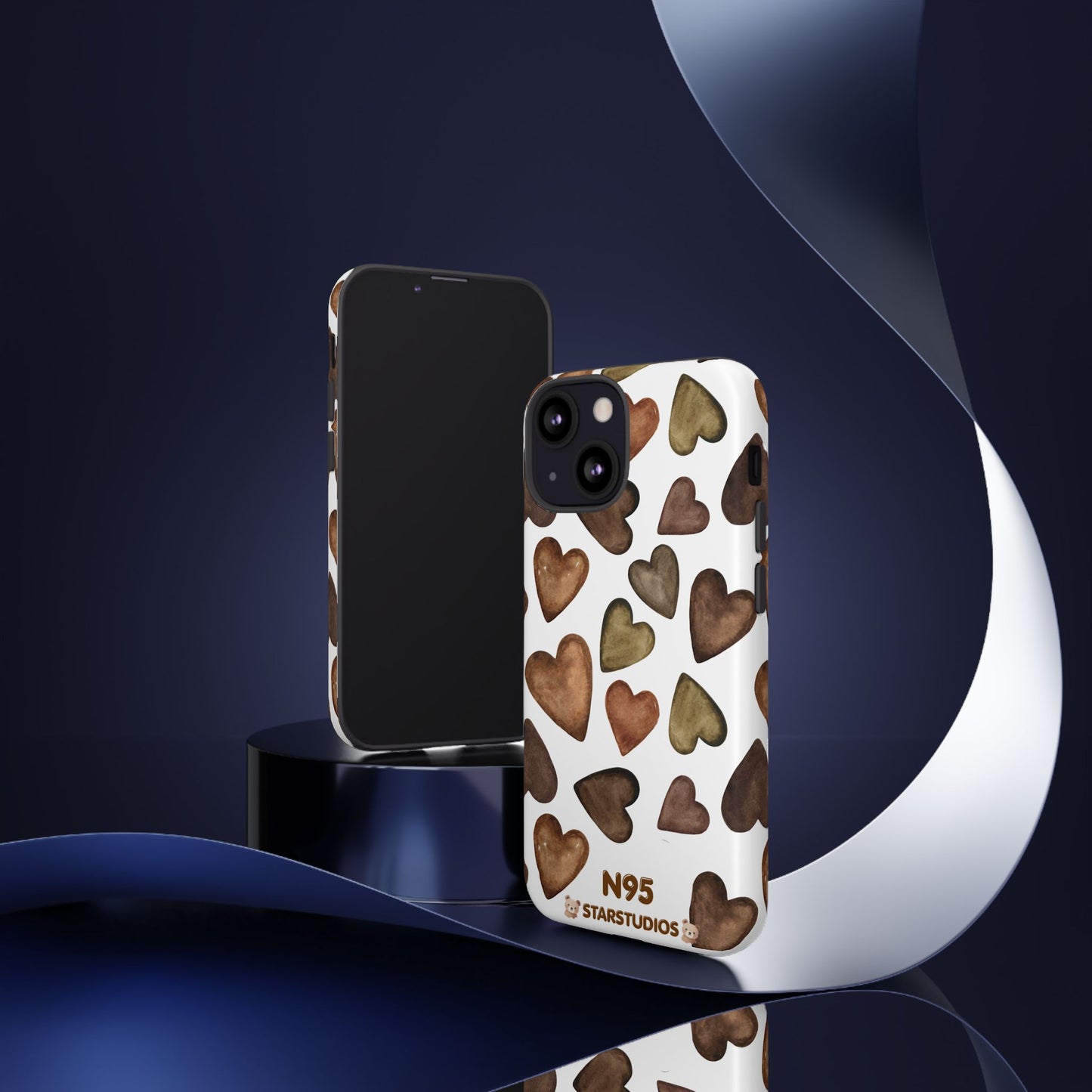 Brown Heart Case