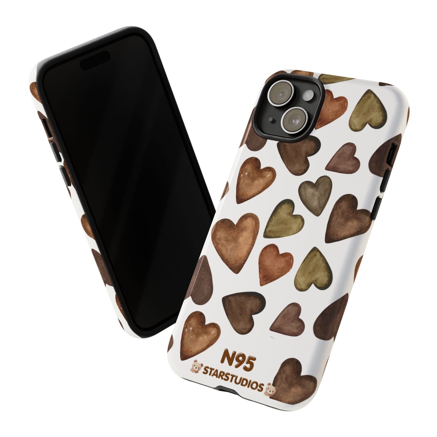 Brown Heart Case