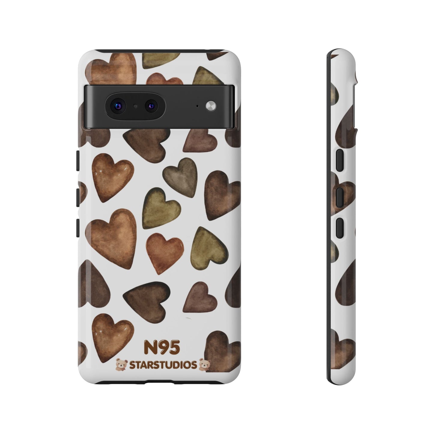 Brown Heart Case