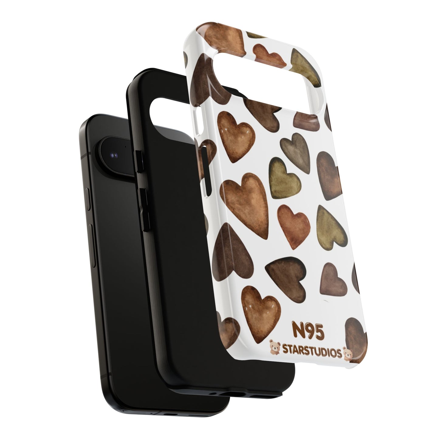 Brown Heart Case