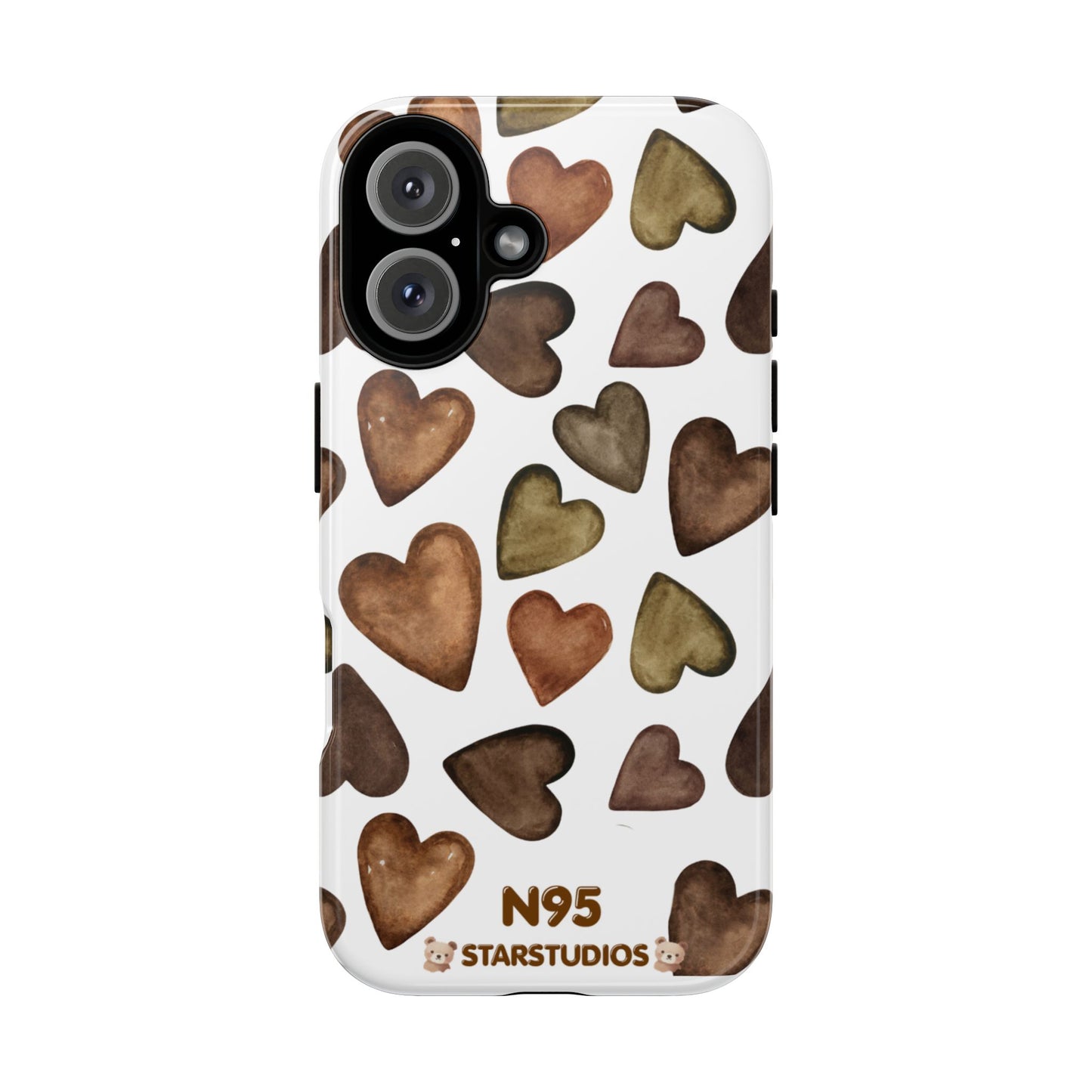 Brown Heart Case