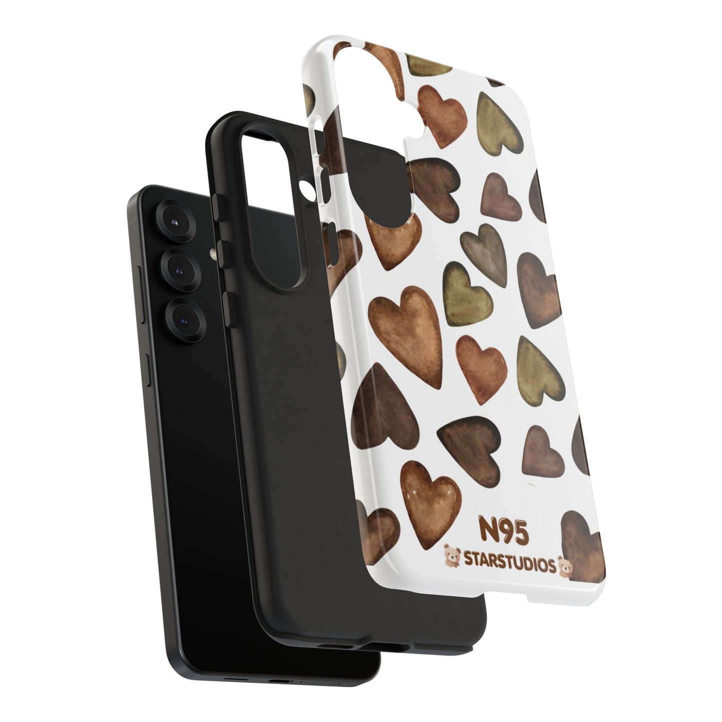 Brown Heart Case
