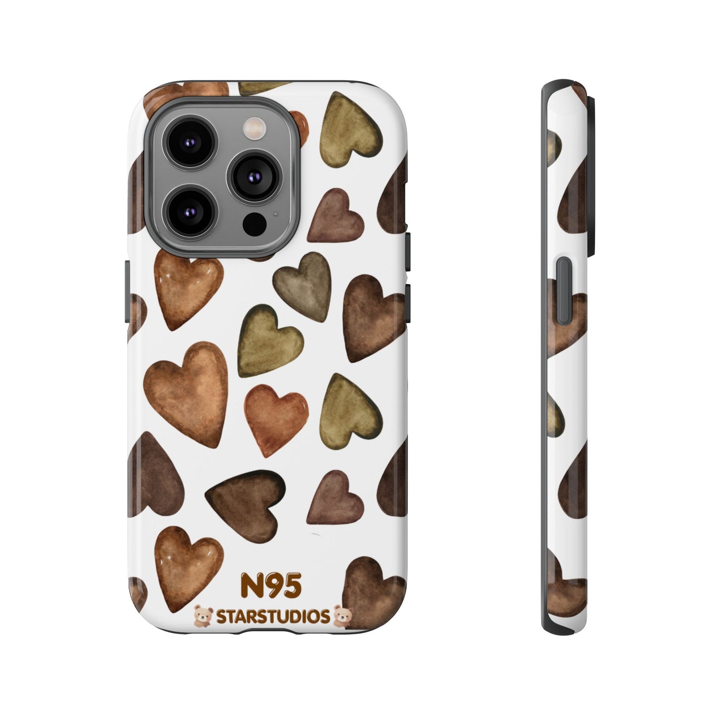 Brown Heart Case