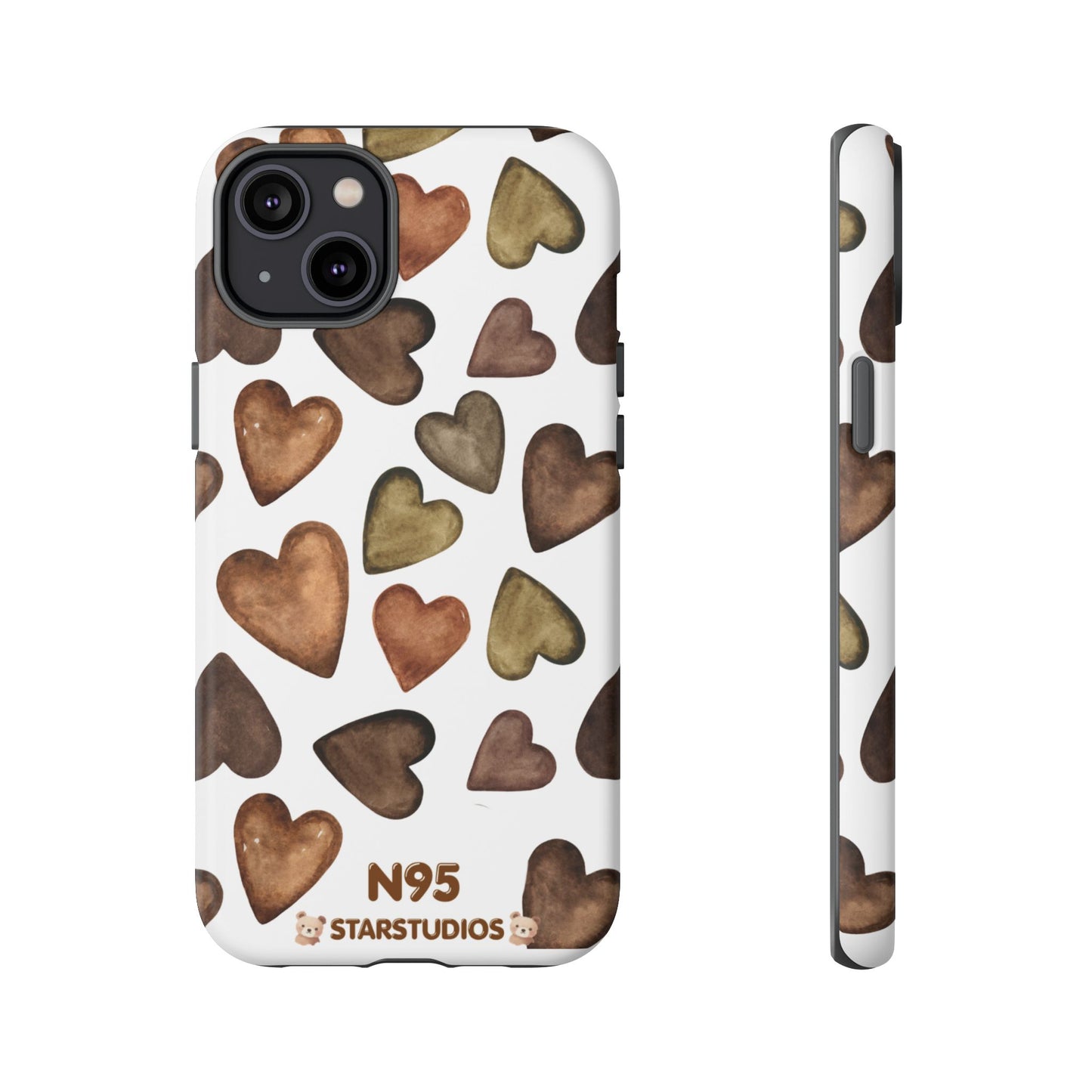 Brown Heart Case
