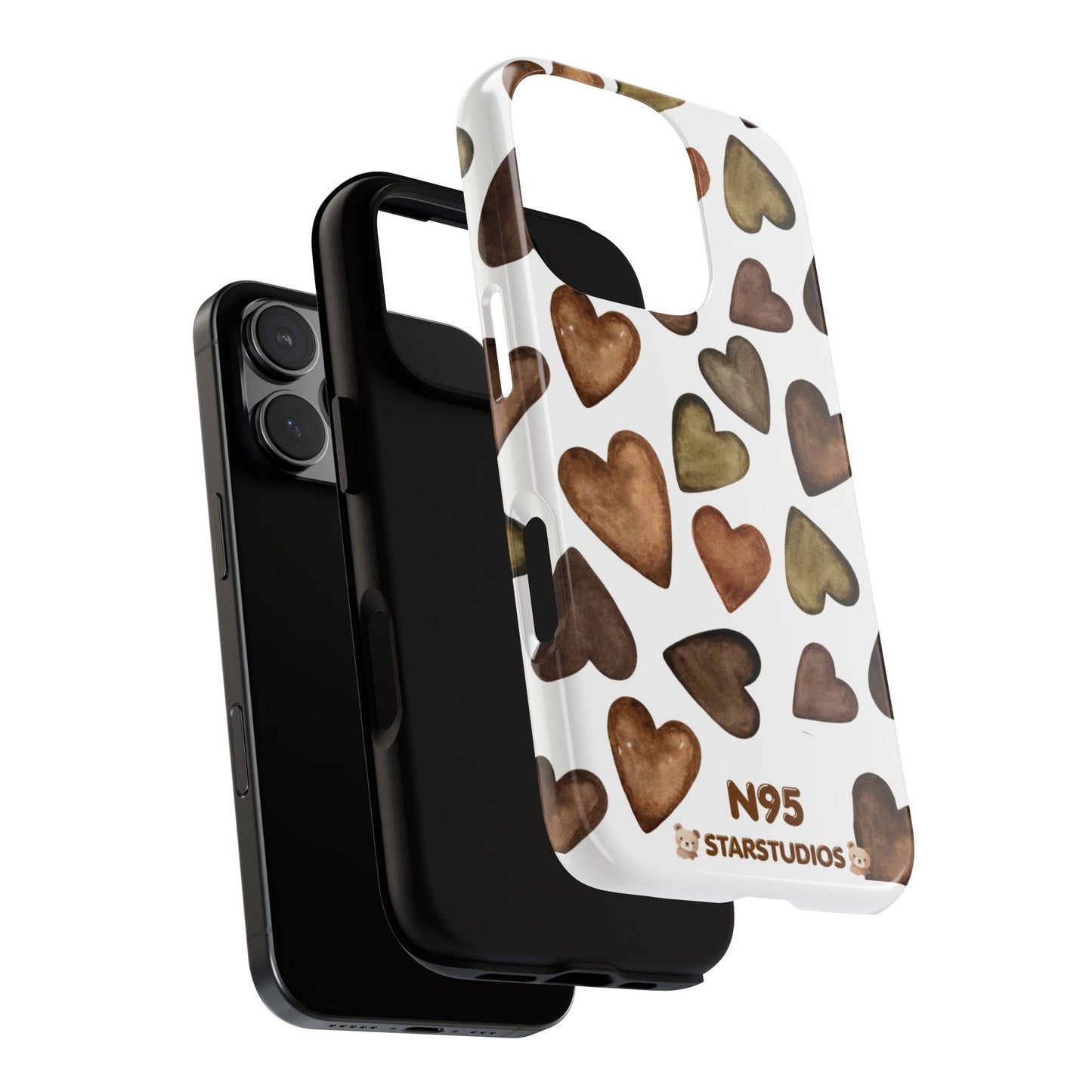 Brown Heart Case